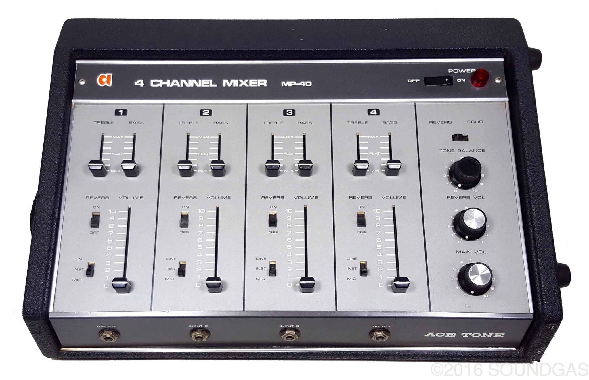 Ace Tone MP-40 Spring Reverb Mixer - Image 7