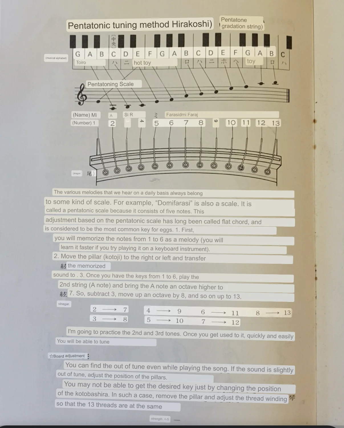 13 String Koto (3ft) c1974 - Image 4
