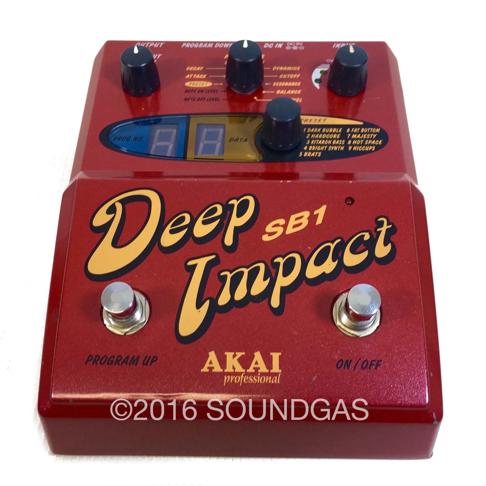 Akai Deep Impact SB-1 Bass Synthesizer Pedal (Boxed) - Image 4