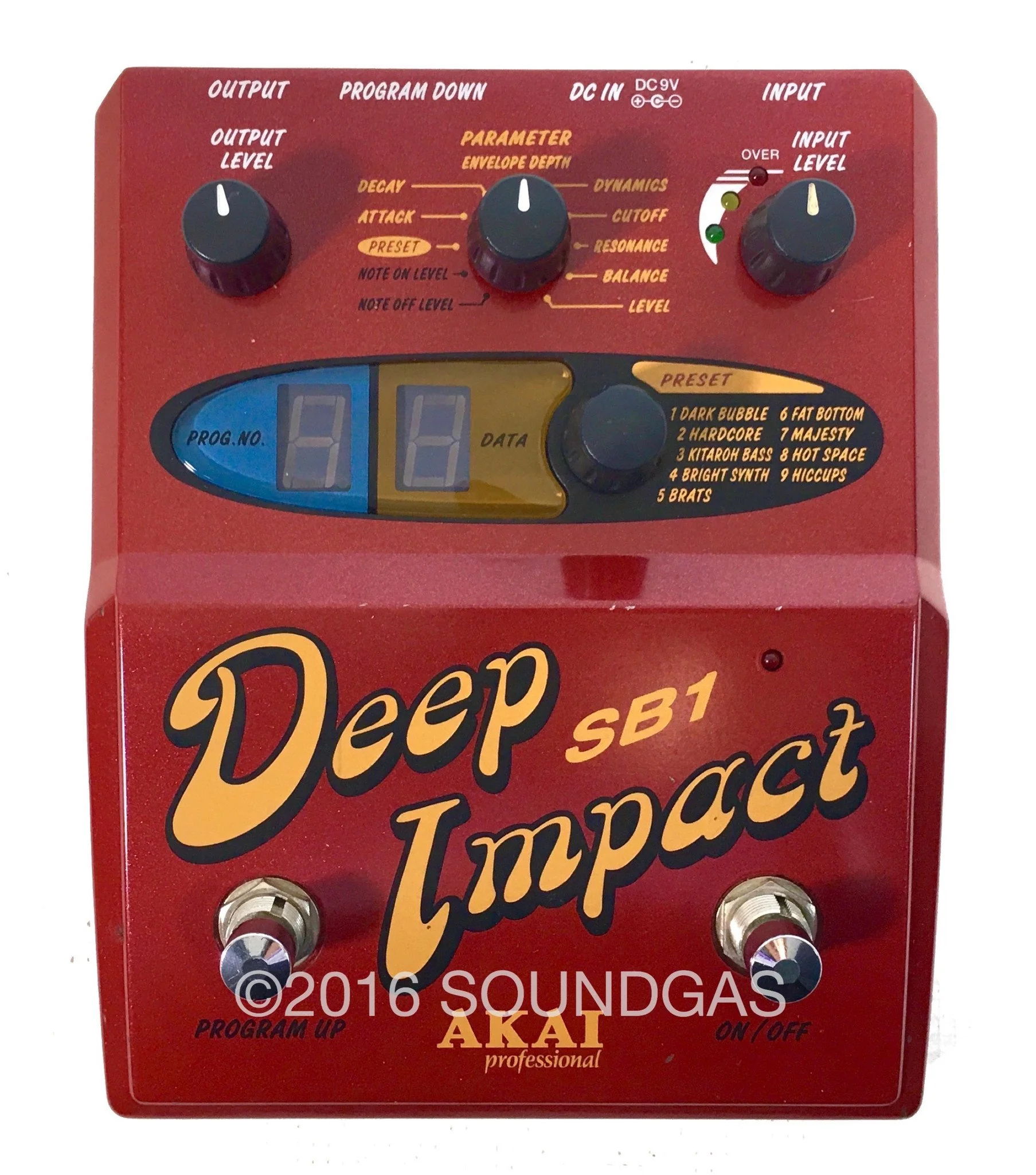 Akai Deep Impact SB-1 Bass Synthesizer Pedal (Boxed) - Image 6