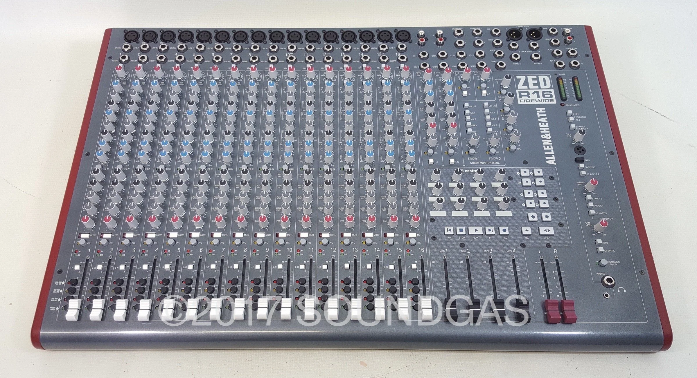 Allen & Heath ZED R16 Firewire Mixing Desk - Image 2