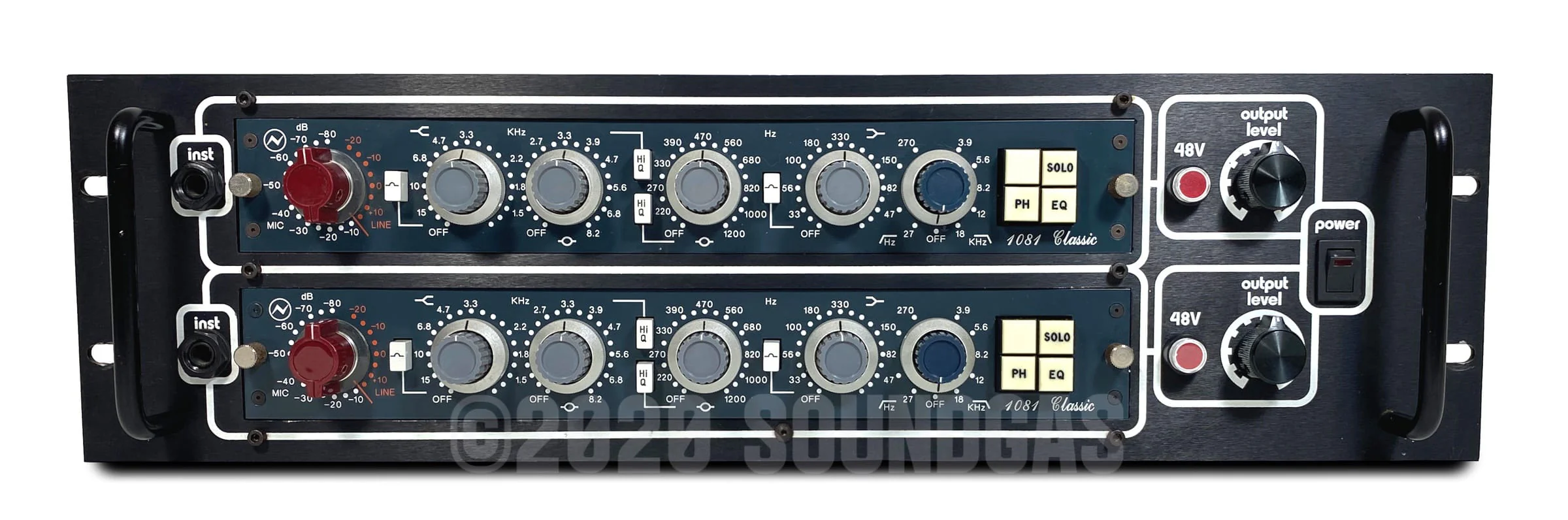AMS Neve 1081 2 Channel Classic Eq/Pre Racked - Image 2