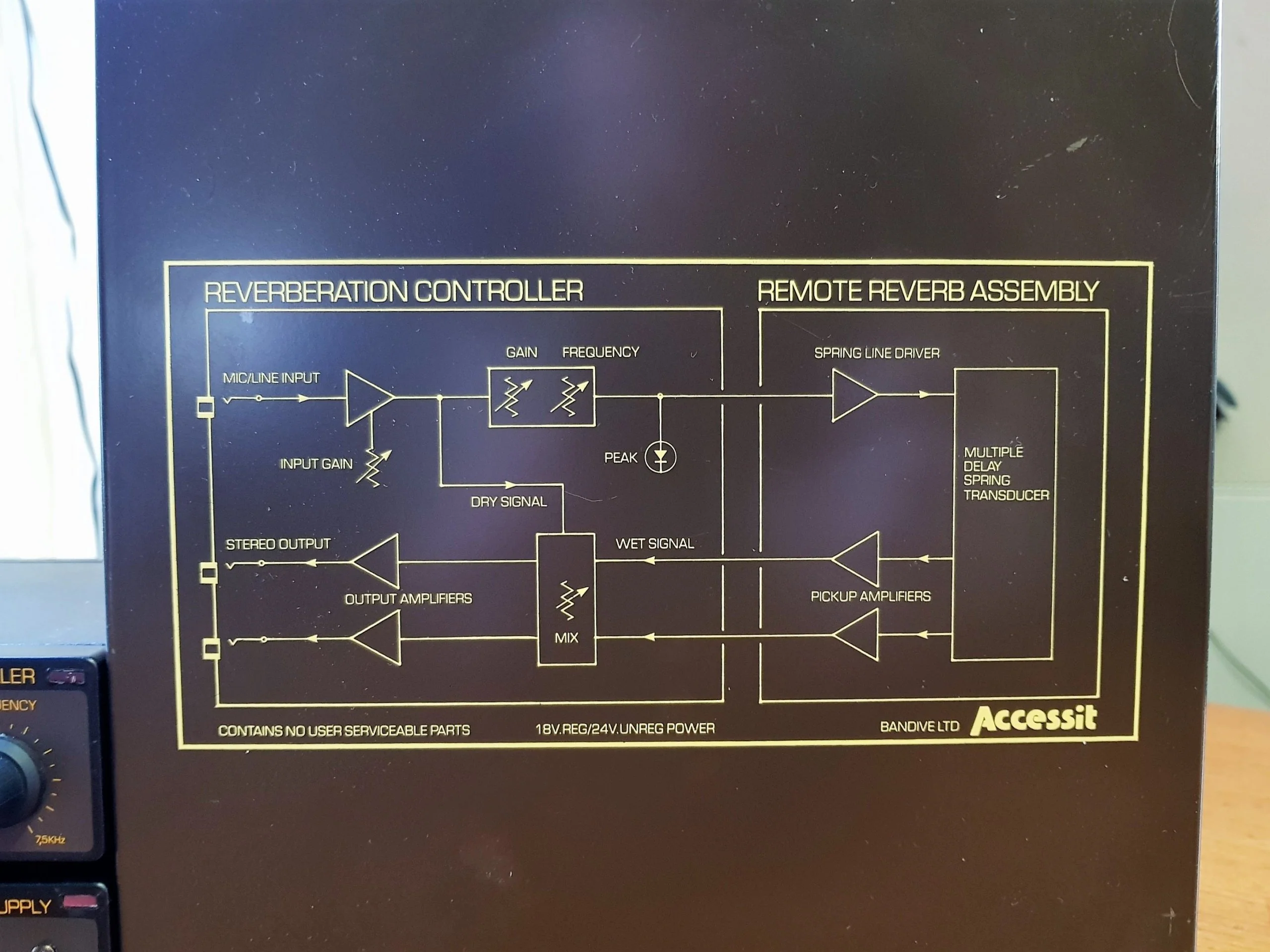 Bandive Accessit Stereo Spring Reverb - Image 3