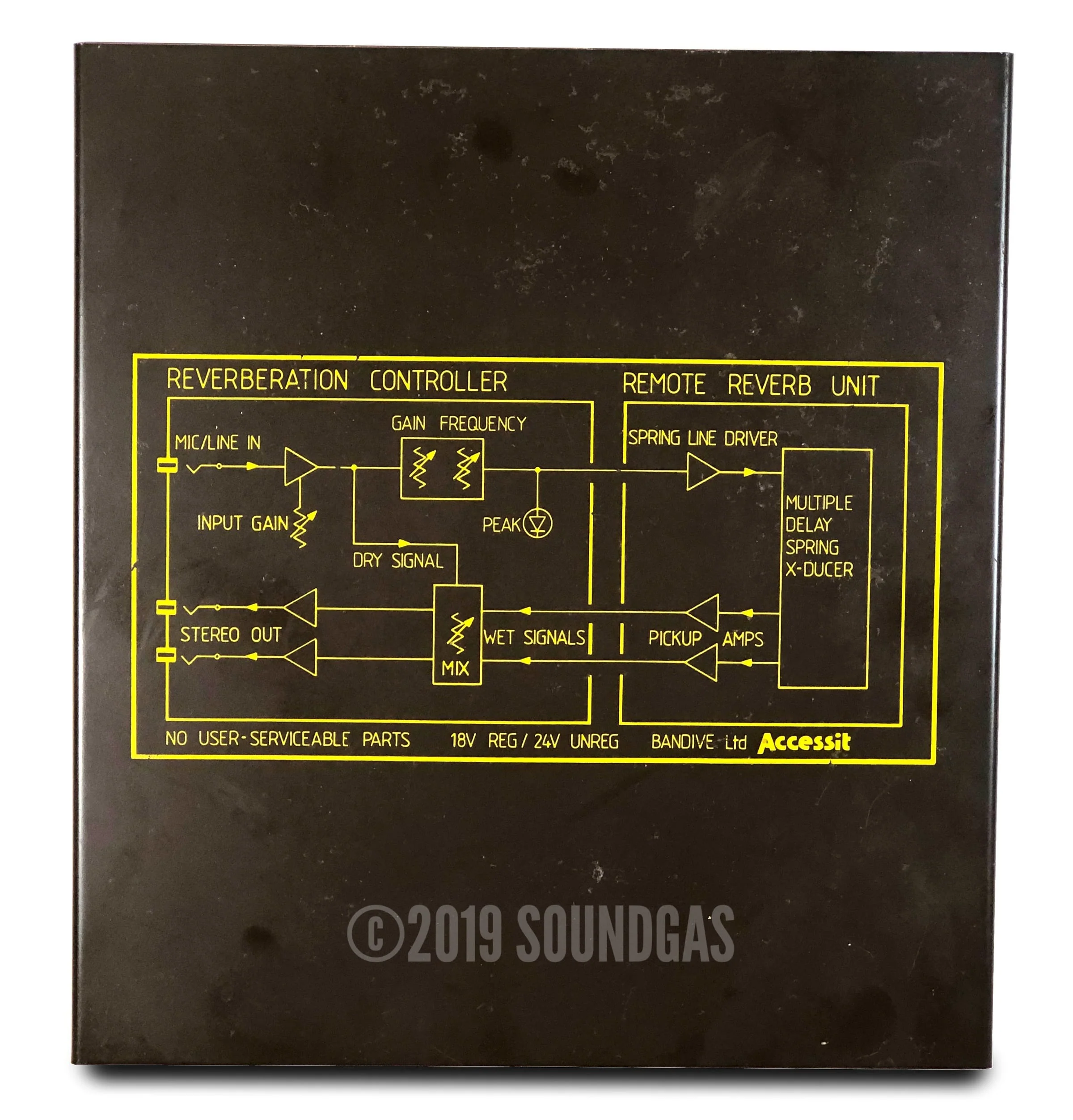 Bandive Accessit Stereo Spring Reverb - Image 6
