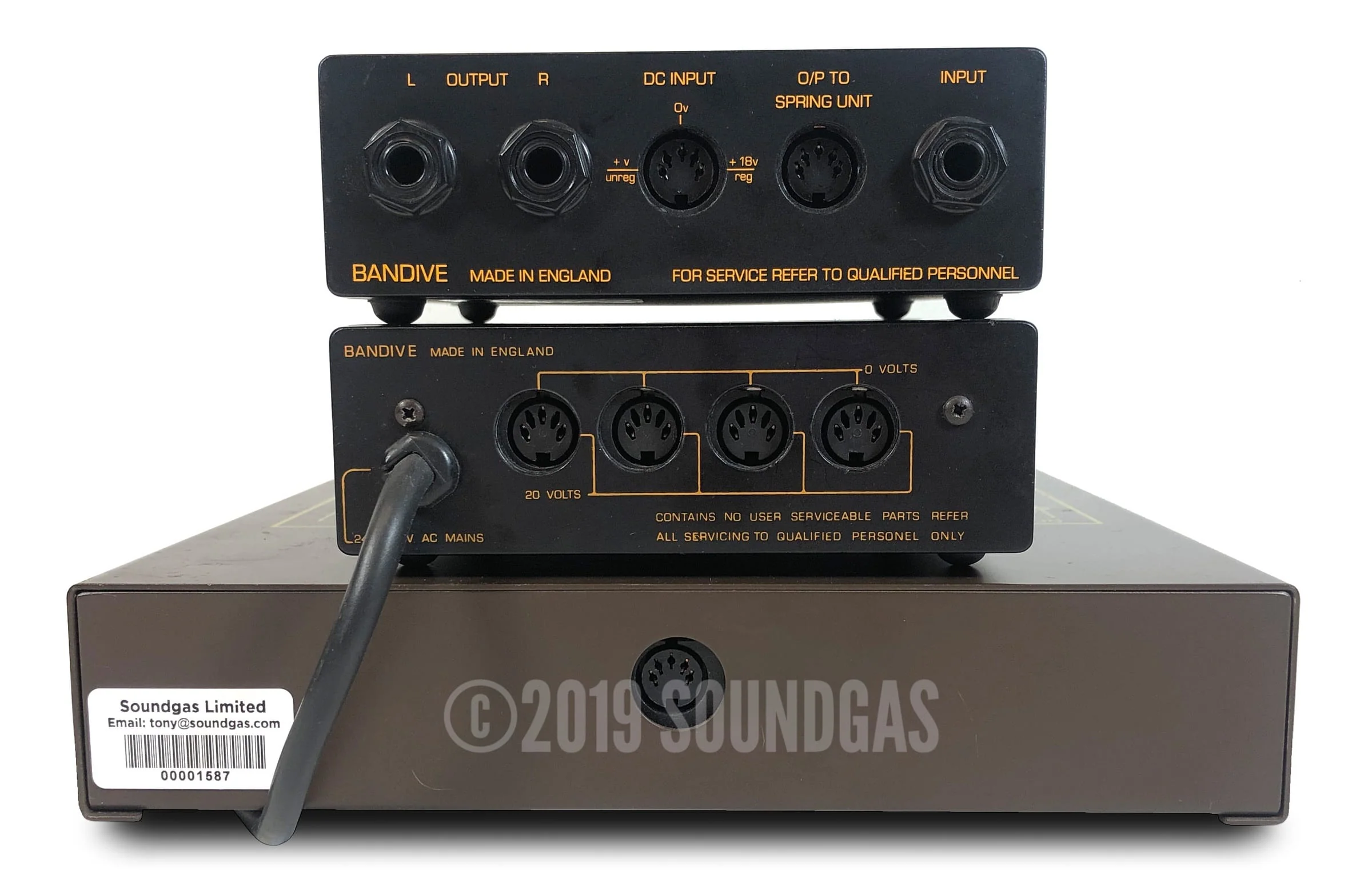 Bandive Accessit Stereo Spring Reverb - Image 7