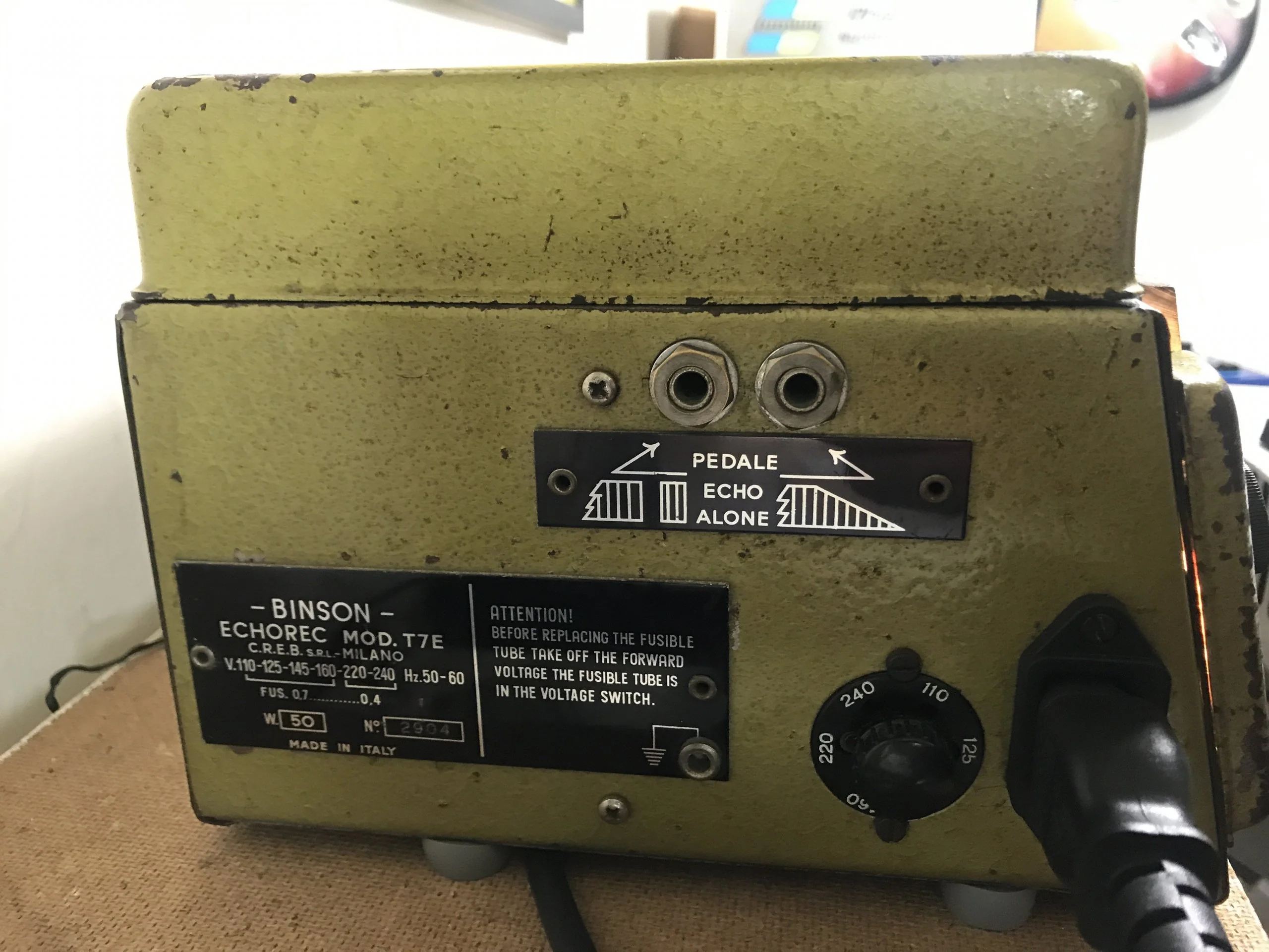 Binson Echorec 2º T7E Super Slow Varispeed - Image 3