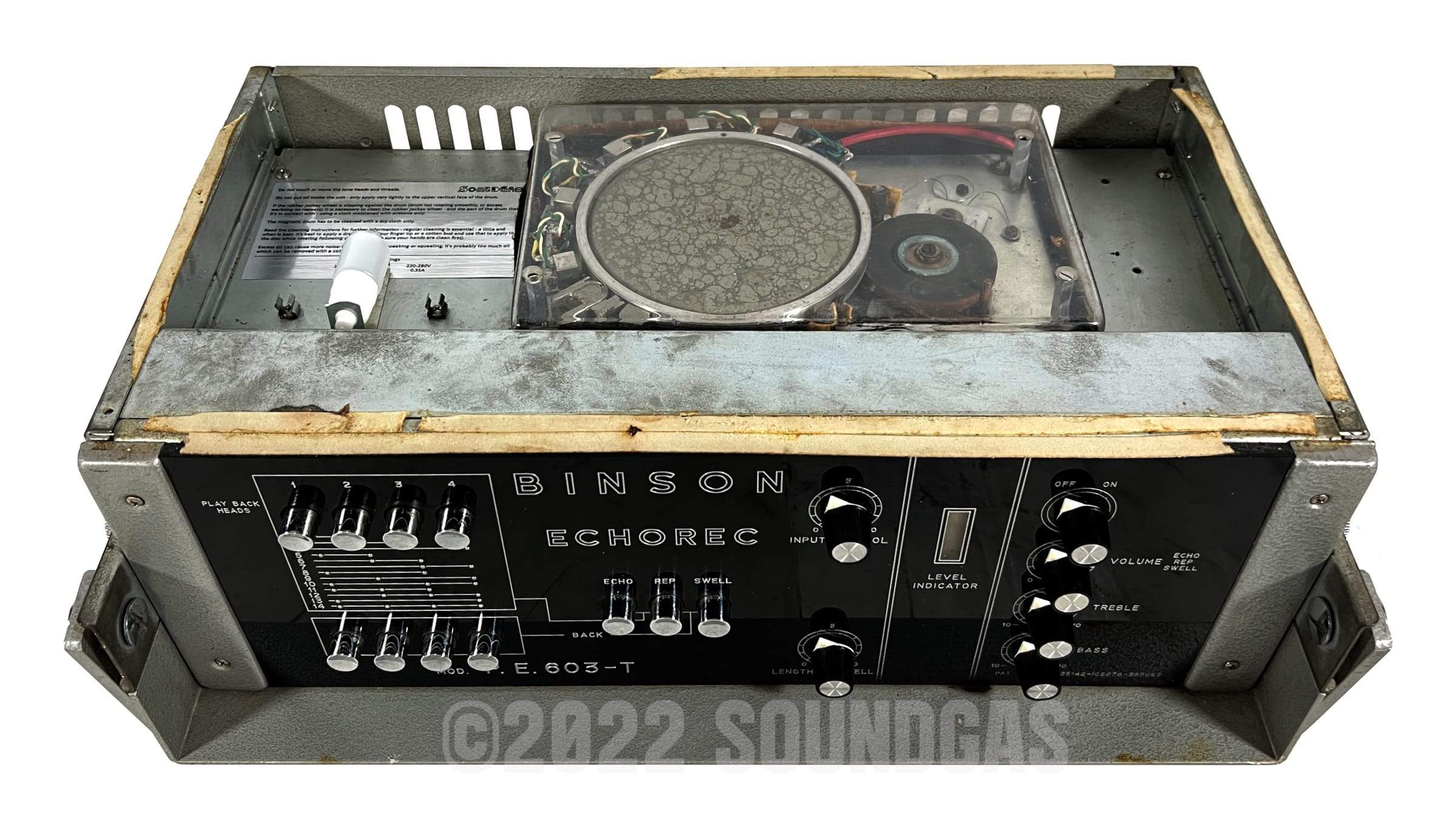 Binson Echorec PE 603 T Studio - SuperSlow Varispeed / Wet Only - Image 8