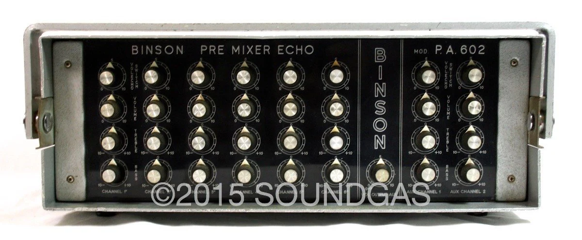 BINSON PA 602 6 CHANNEL PREMIXER ECHO - Image 3