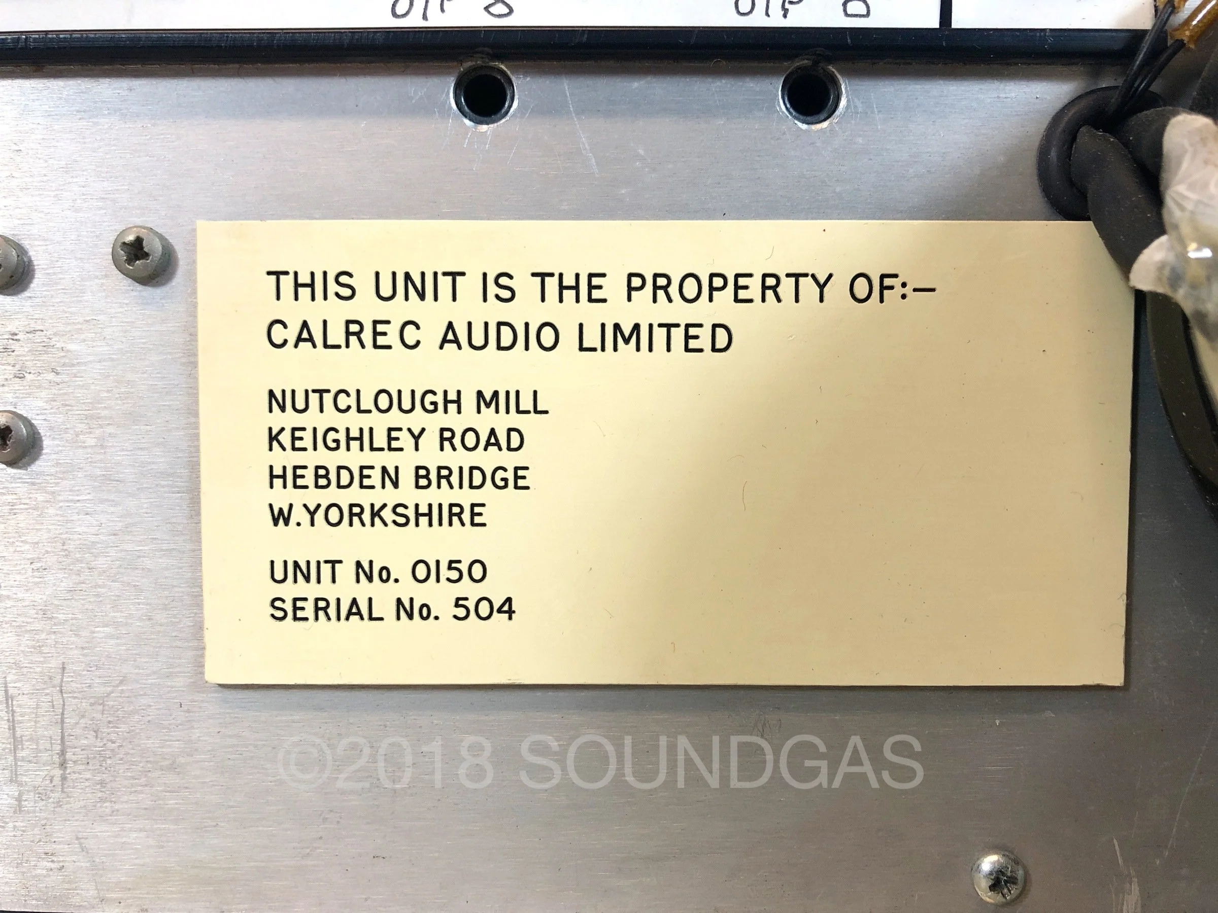 Calrec Ten Channel EQ / Preamp Rack - Image 5