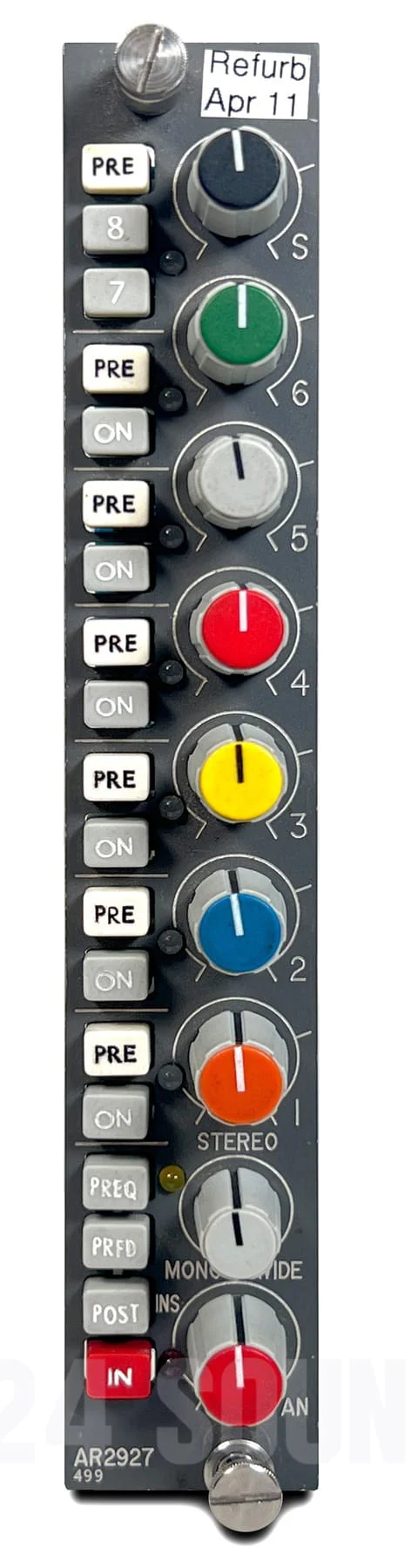 Calrec Q Series AUX AR2927 Module - Recapped - Image 2
