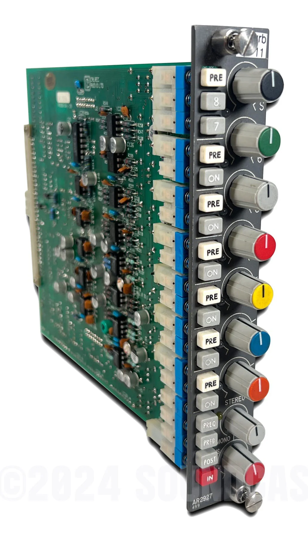 Calrec Q Series AUX AR2927 Module - Recapped - Image 5