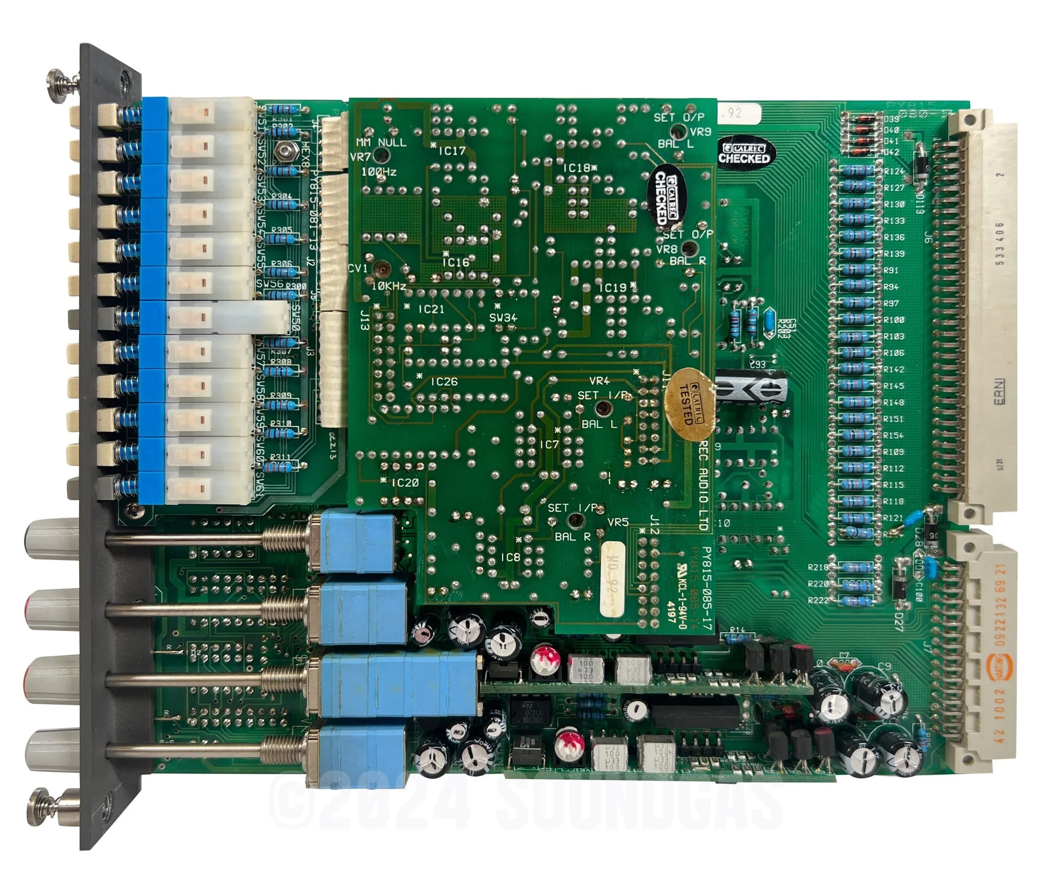 Calrec Q Series PY2929 Input Module - Recapped - Image 4