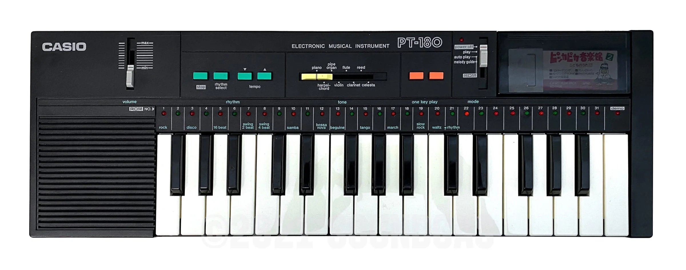 Casio PT-180 - Boxed + 4 ROM Packs - Image 3