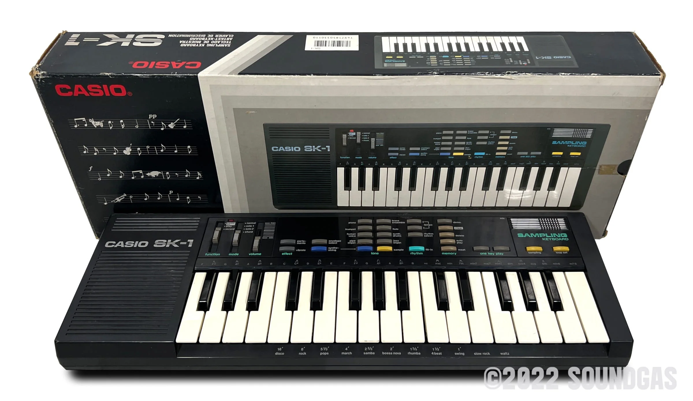 Casio SK-1 Sampling Keyboard, Boxed - Image 8