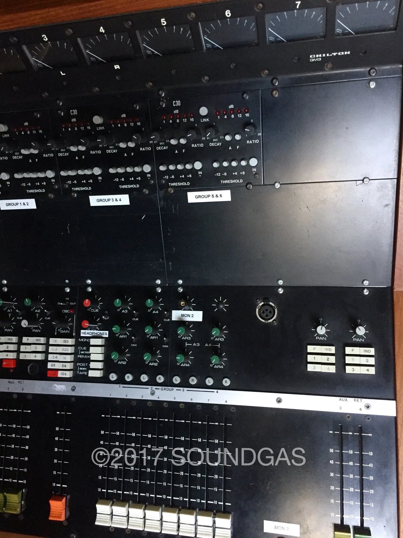 Chilton QM3 - 24-8-2 Mixing console - ex-BBC - Image 2