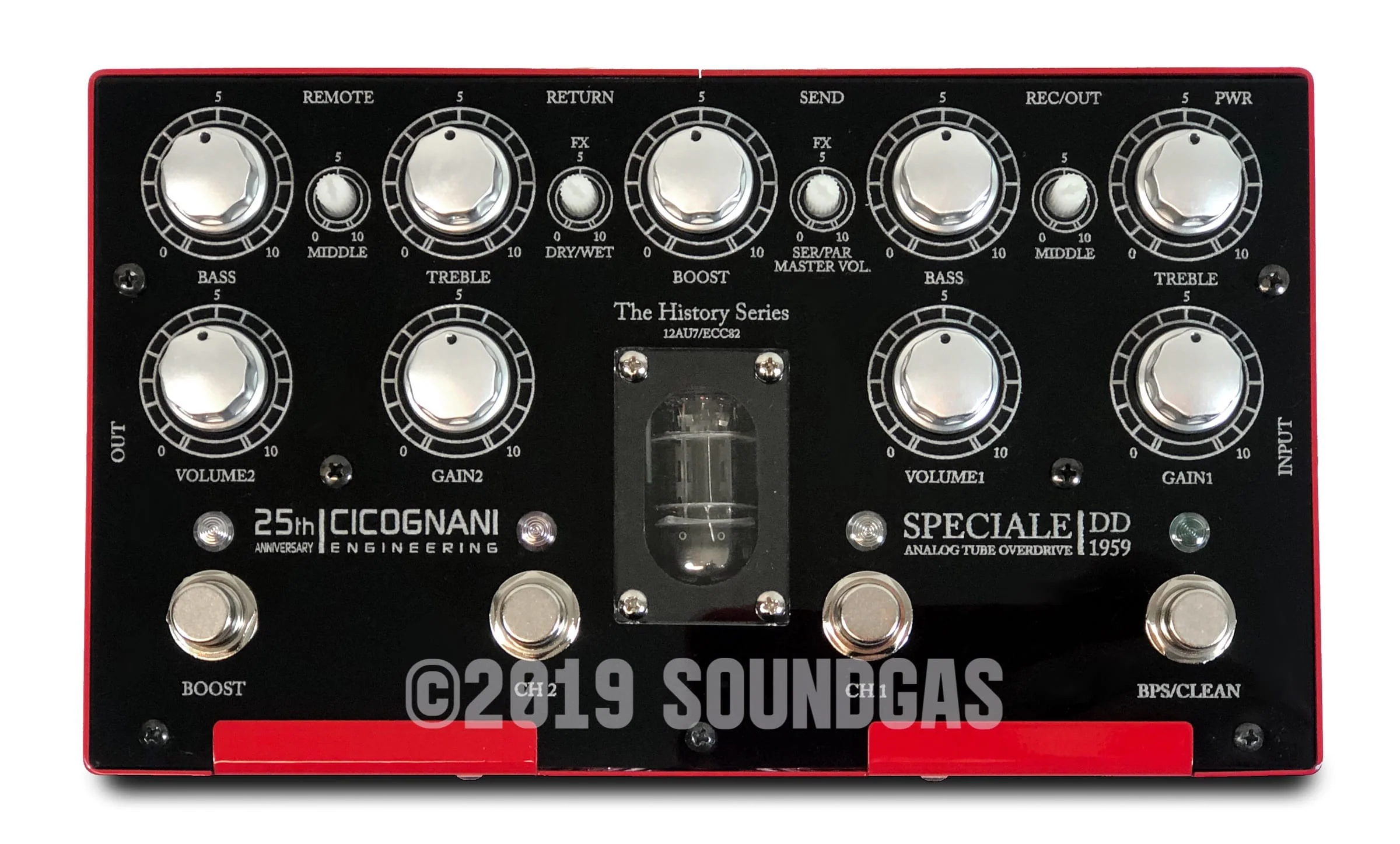 Cicognani Engineering Speciale DD 1959 Analog Tube Overdrive - Image 3