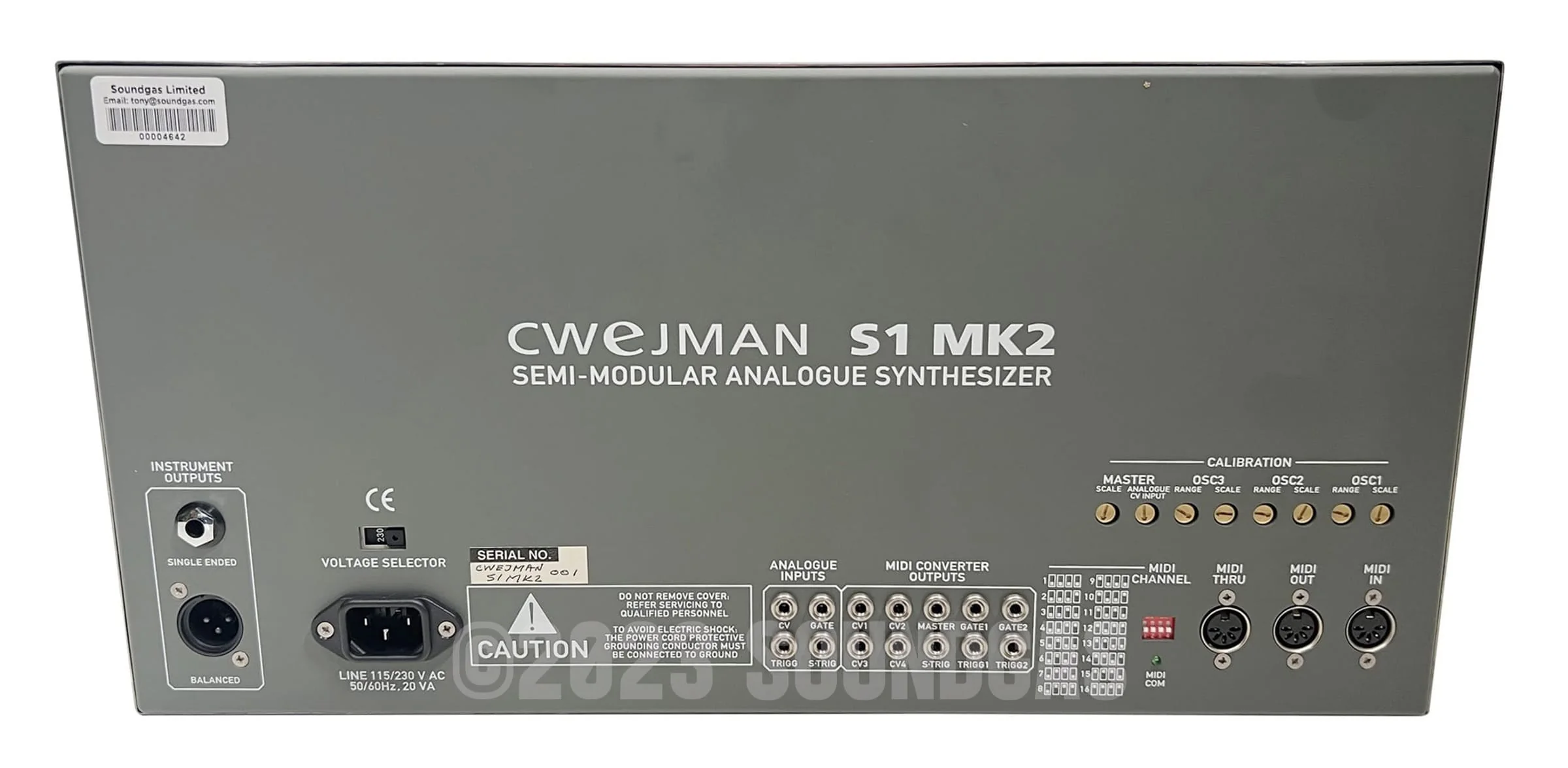 Cwejman S1 Mk2 Semi-Modular Analogue Synthesizer - Image 7