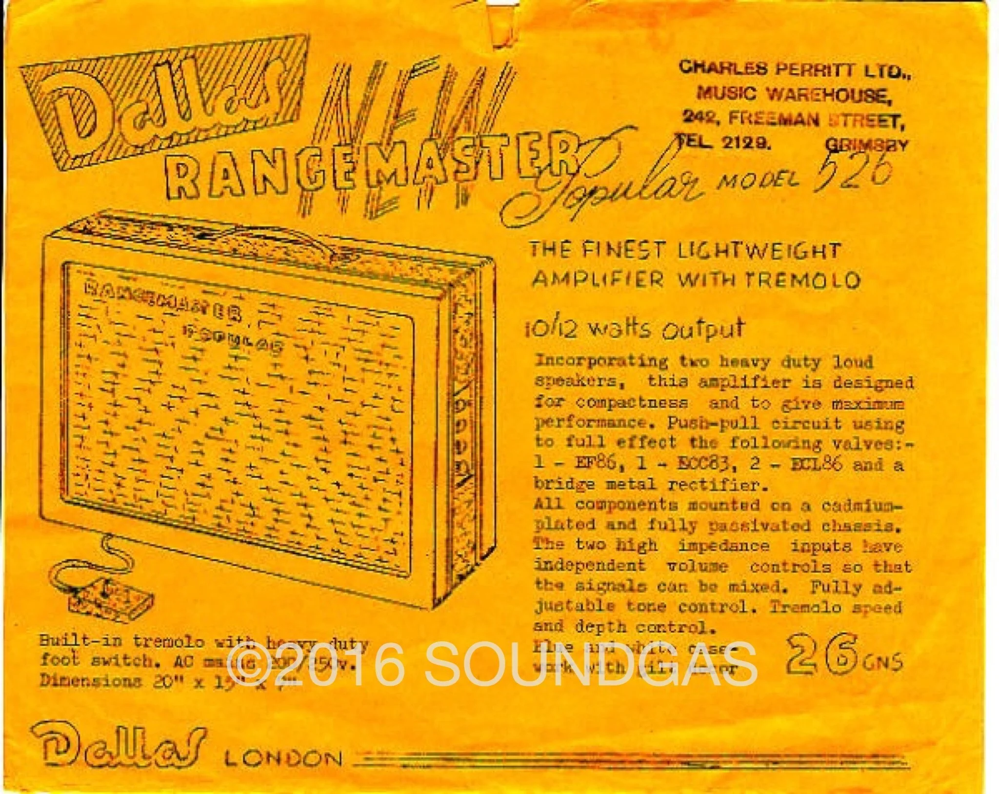 Dallas Rangemaster Popular 526 1959/60 - Image 2
