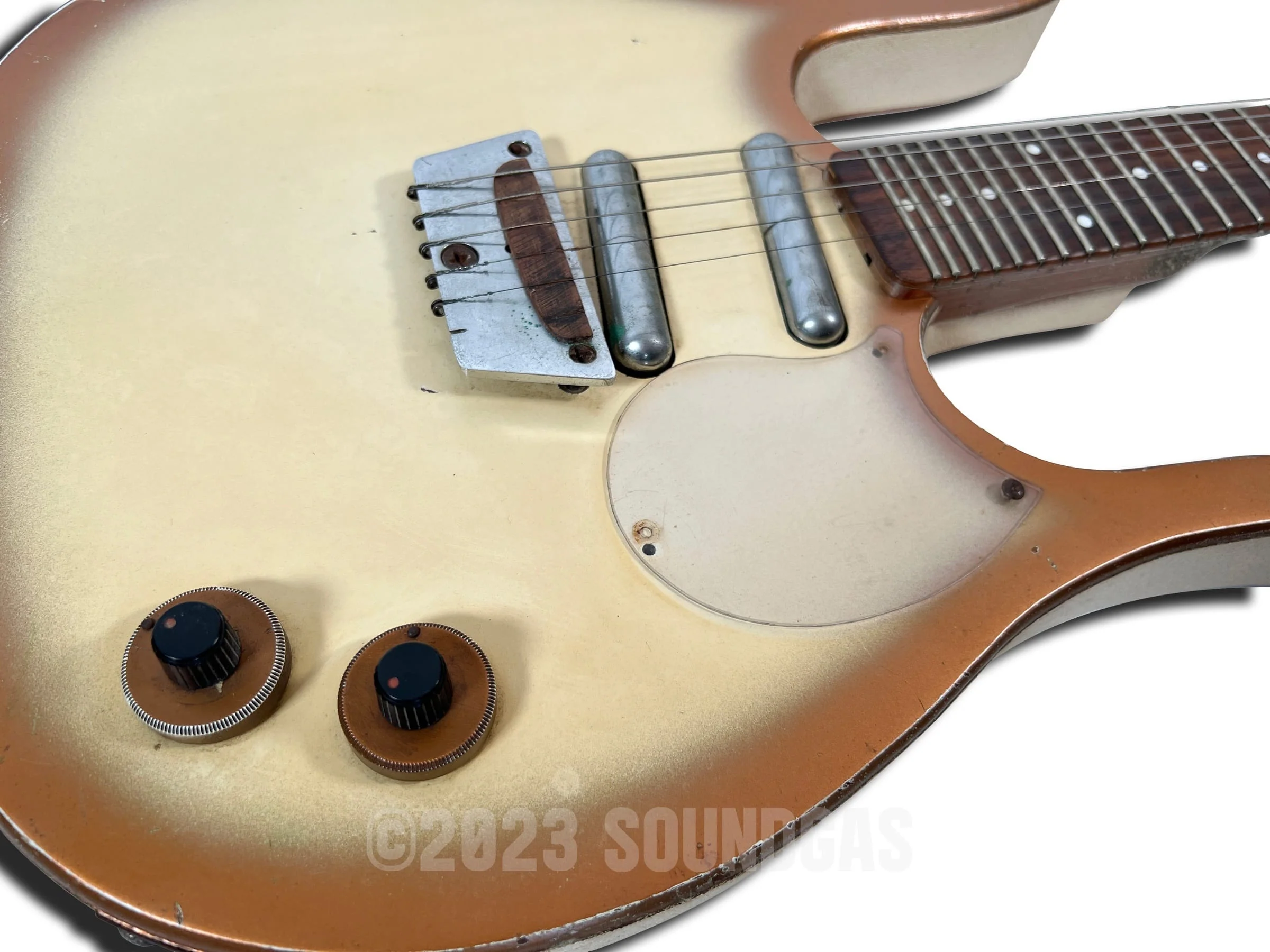 Danelectro Guitarlin Longhorn Guitar - Image 13