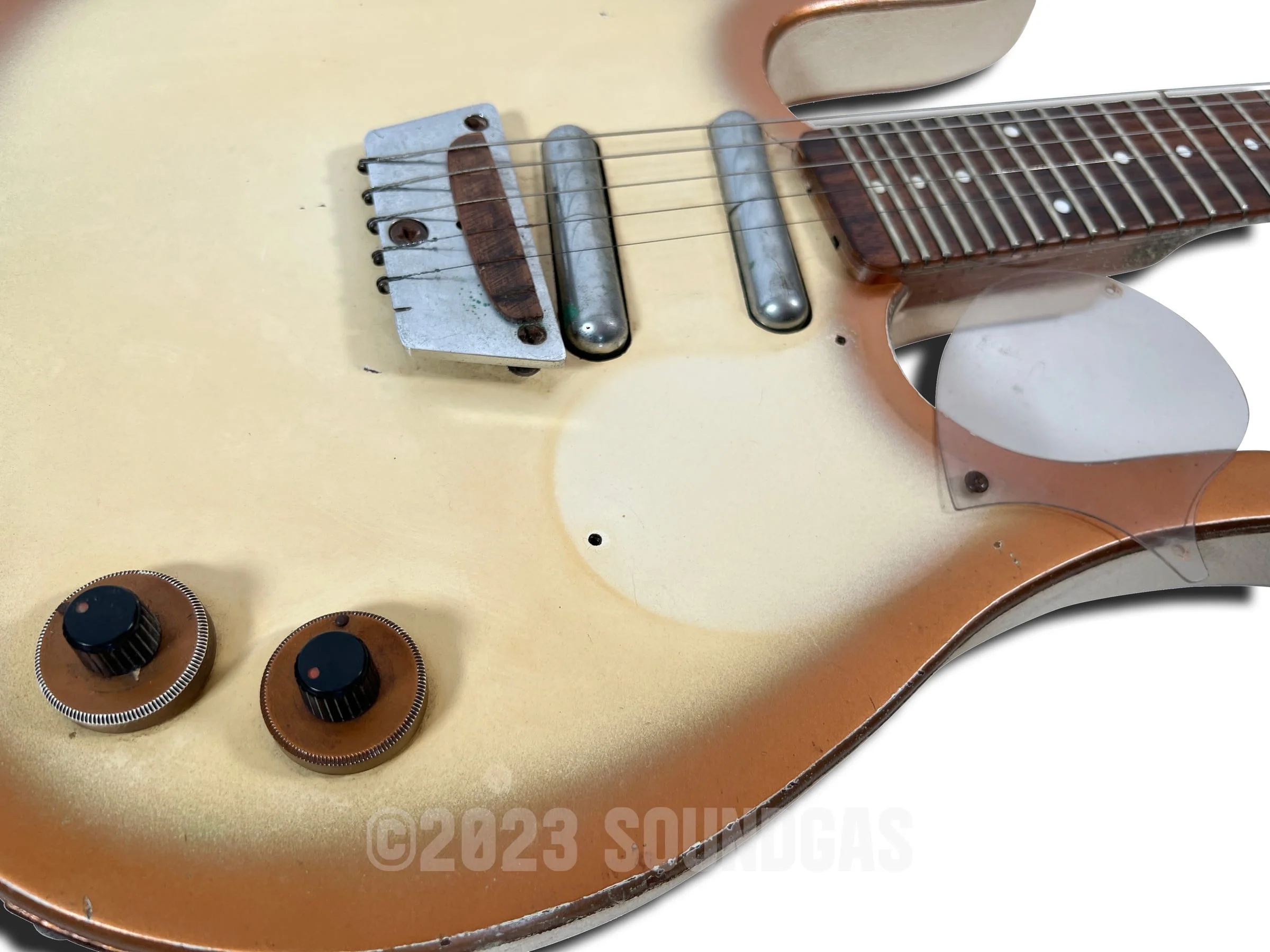 Danelectro Guitarlin Longhorn Guitar - Image 14