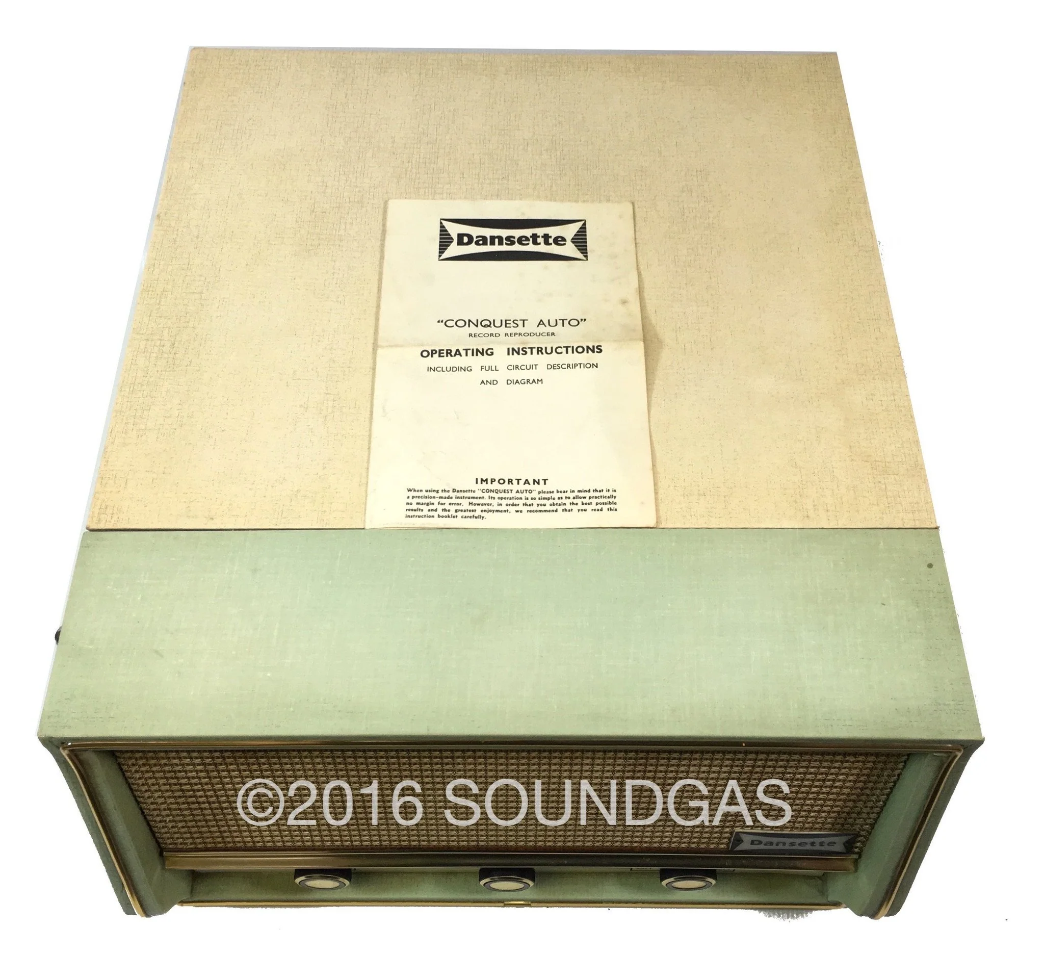 Dansette Conquest Record Player - Image 9