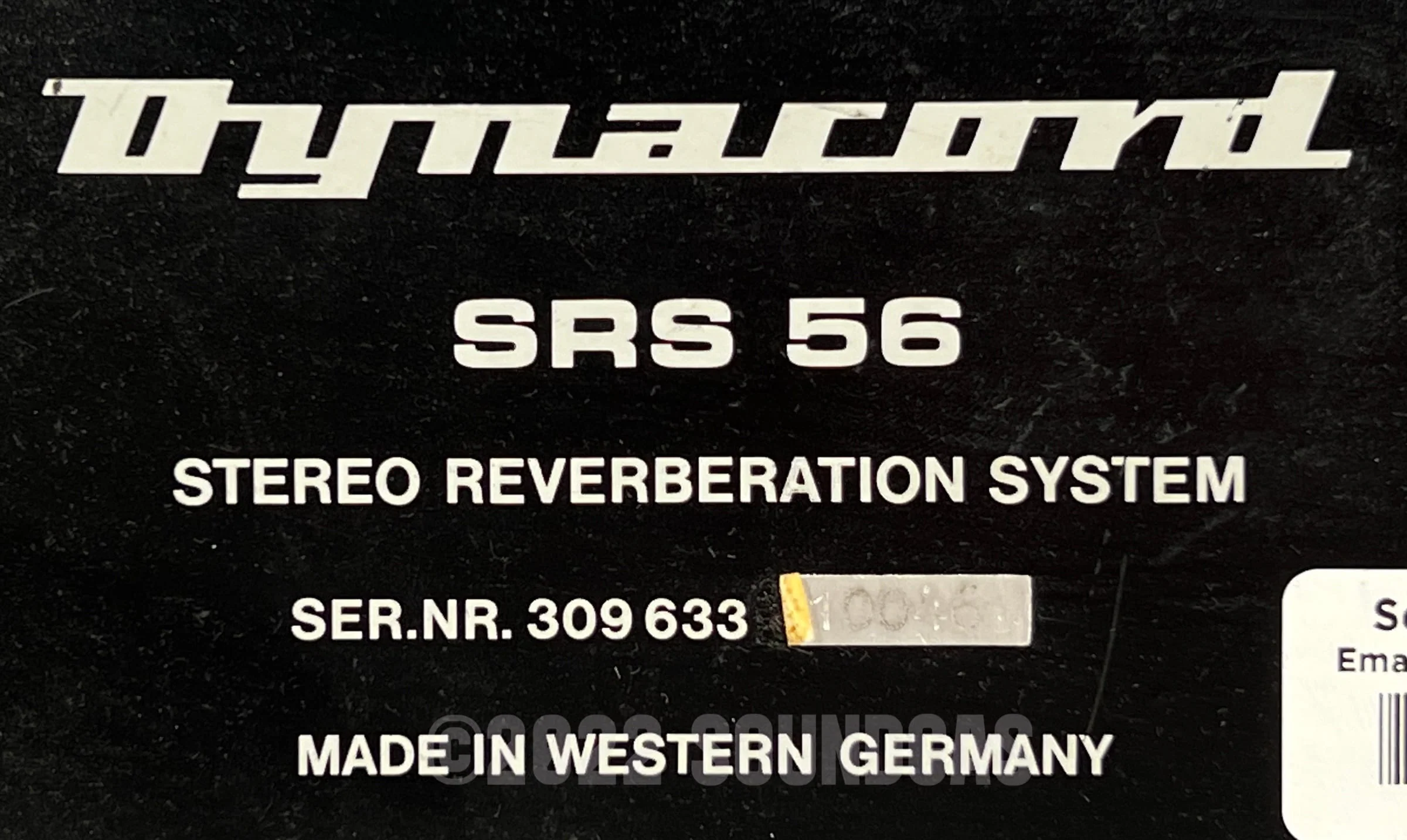 Dynacord SRS 56 Stereo Reverberation System - Image 6