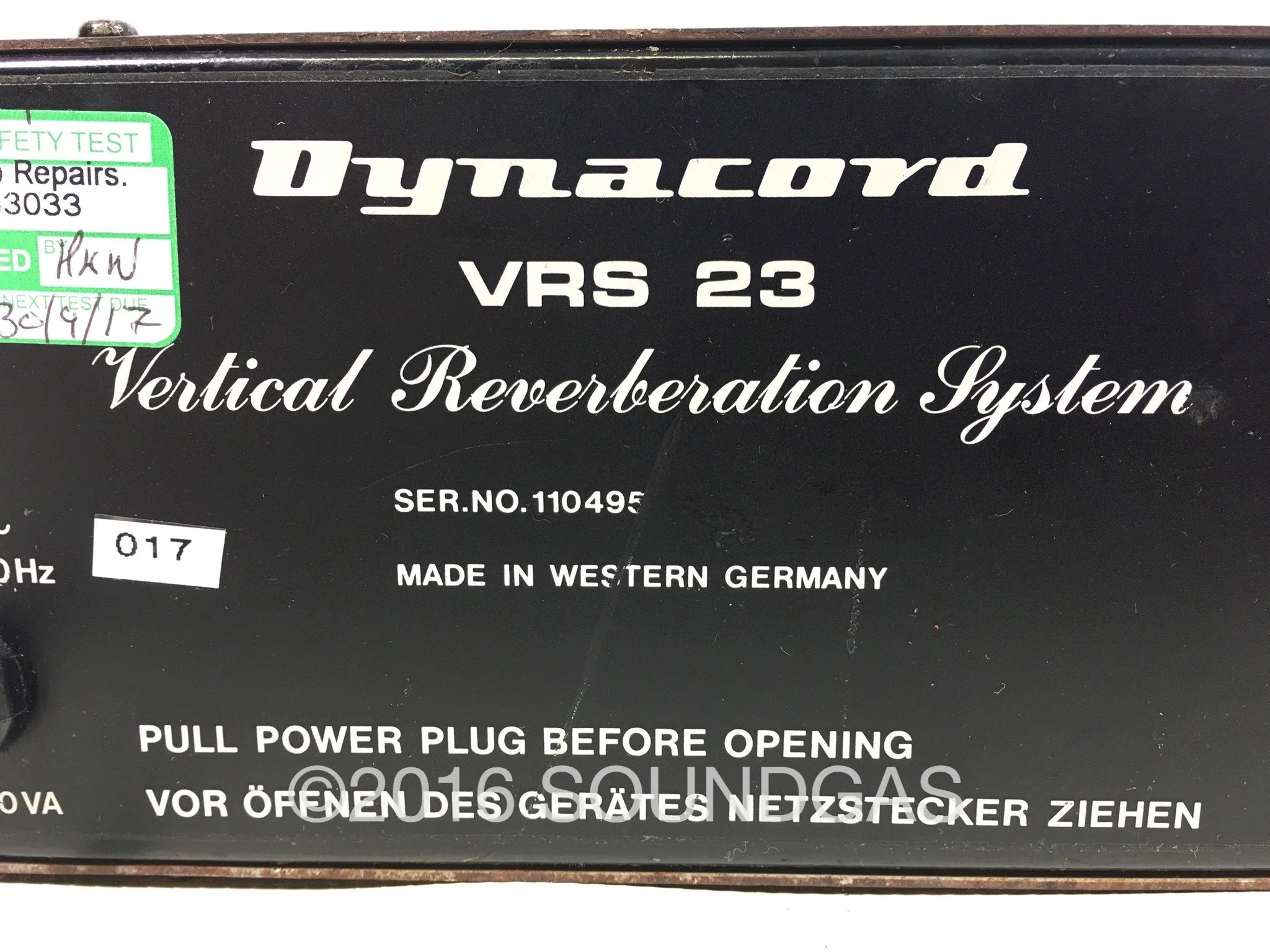 Dynacord VRS 23 Vertical Reverberation System - Image 5