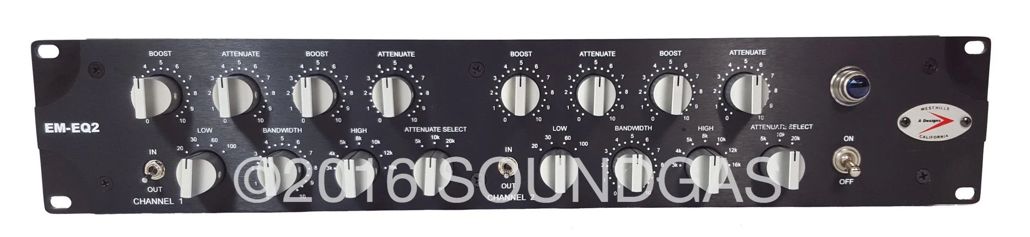 A DESIGNS EM-EQ2 (2 channel Pultec EQP-1) - Image 2