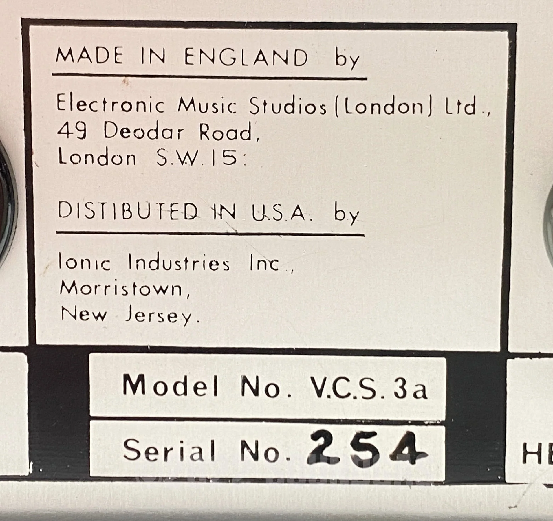 EMS VCS3a The Putney (VCS-3 VCS3) - Image 10