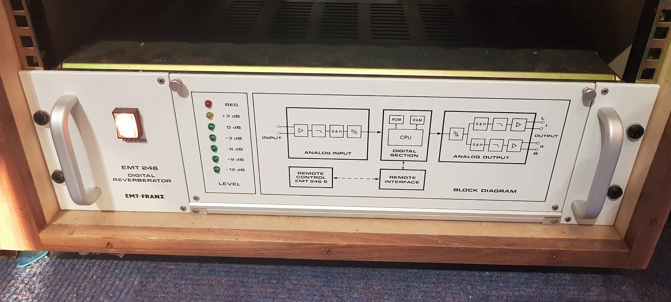 EMT 246 Digital Reverberator + 246 S Remote - Image 2