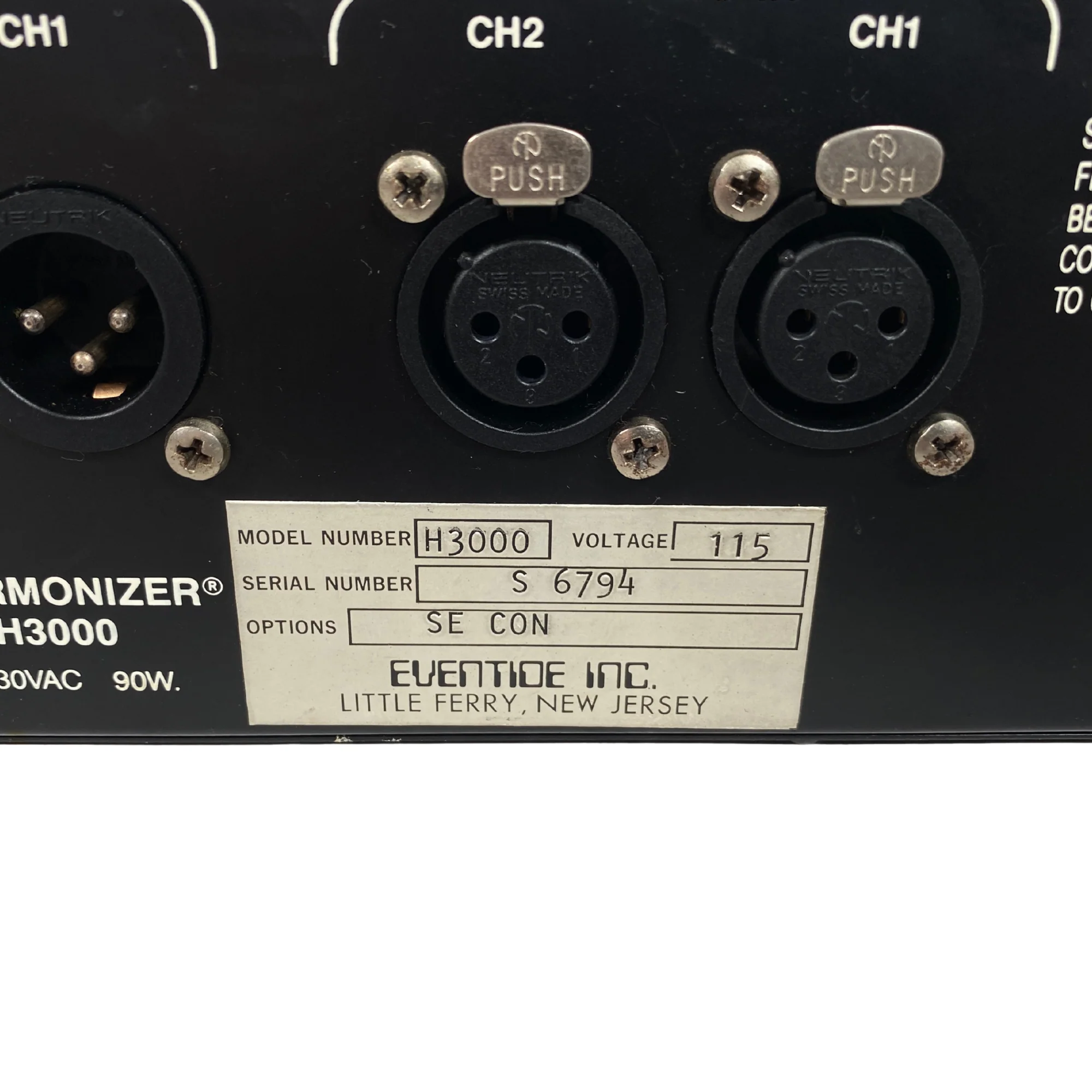 Eventide H3000S Ultra Harmonizer (3500 EPROM & Silent PSU) - SN 6798 - Image 7