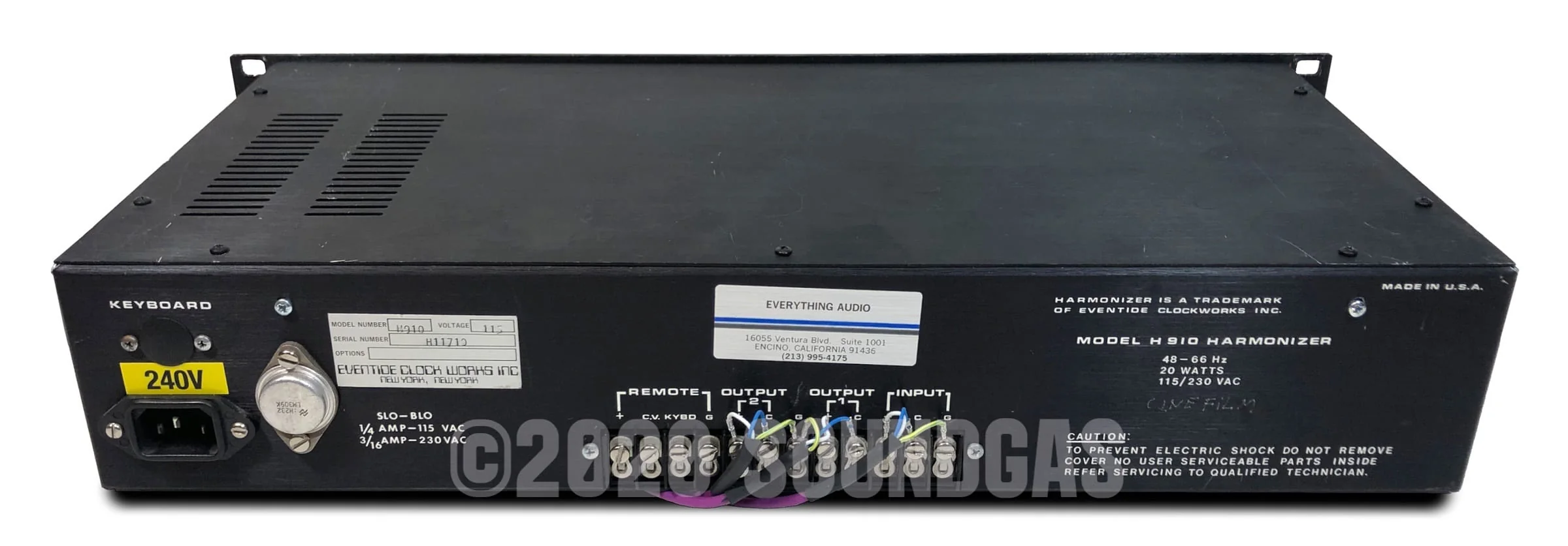 Eventide Harmonizer Model H910 - Image 5