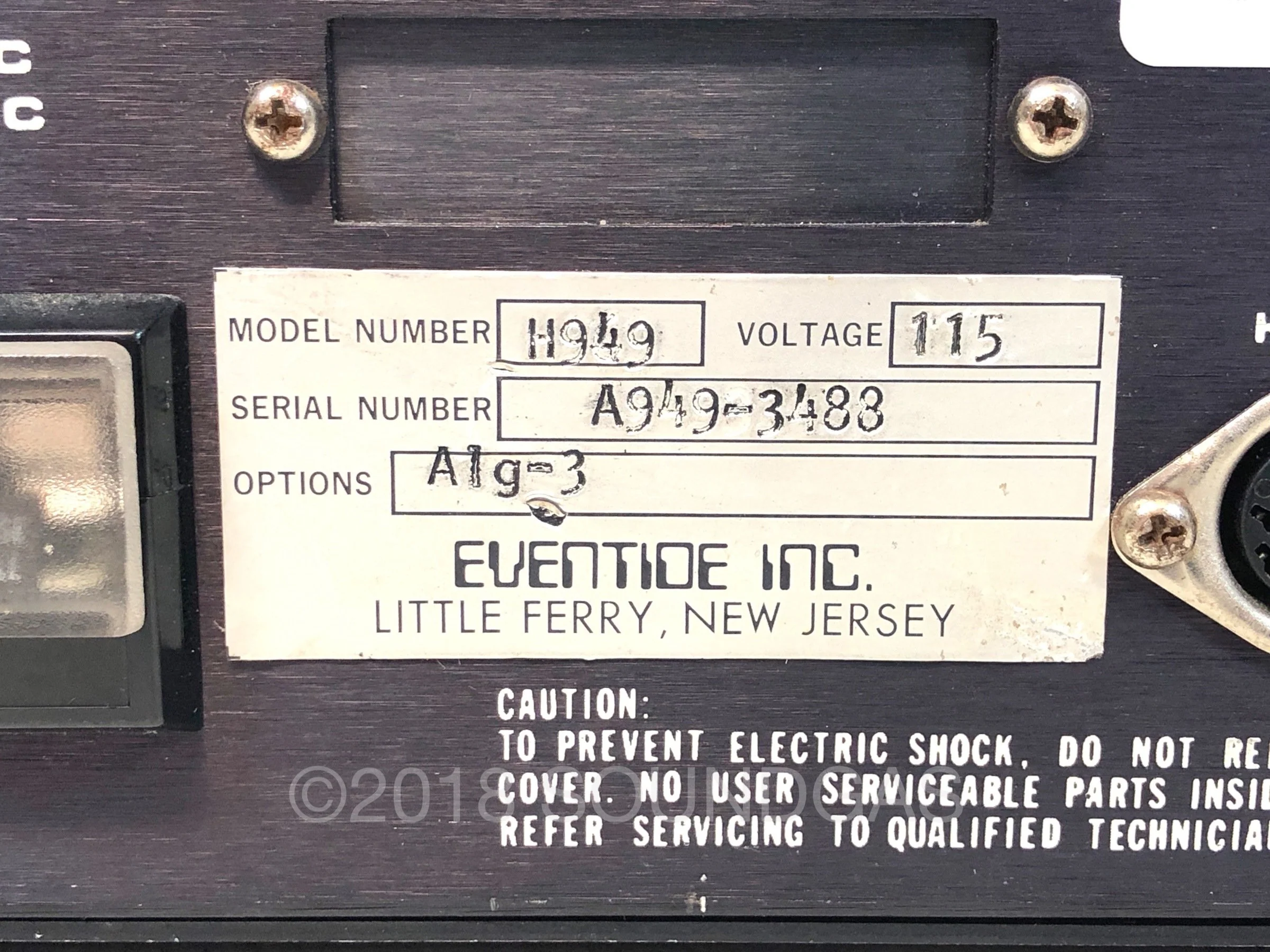 Eventide Harmonizer Model H949 - Image 6