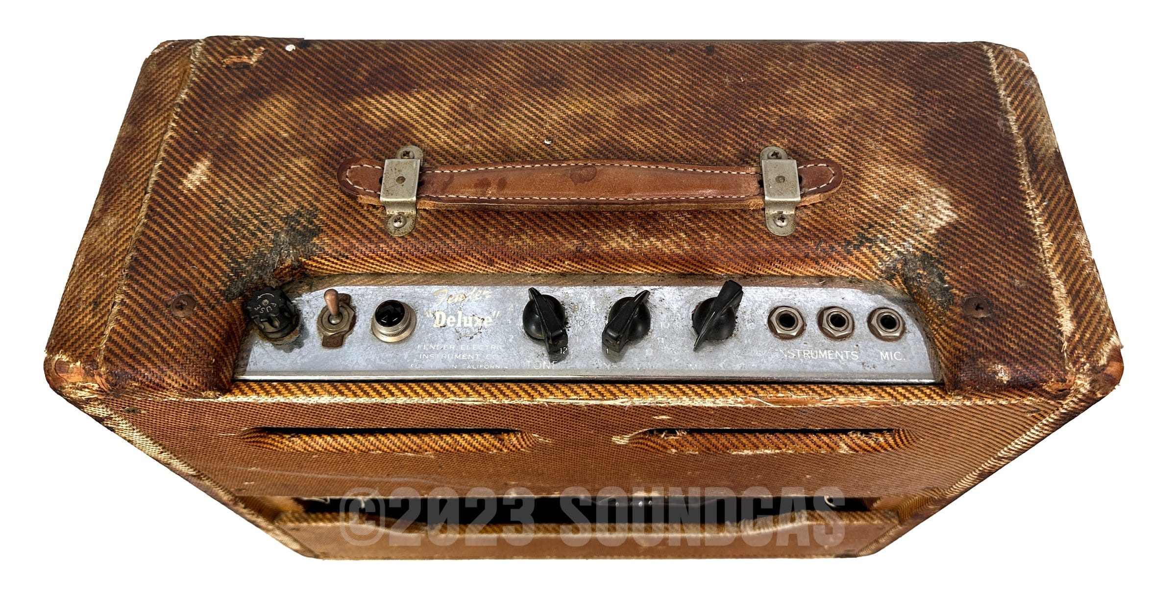 Fender Deluxe 5B3 Tweed Wide Panel (1953) - Image 6
