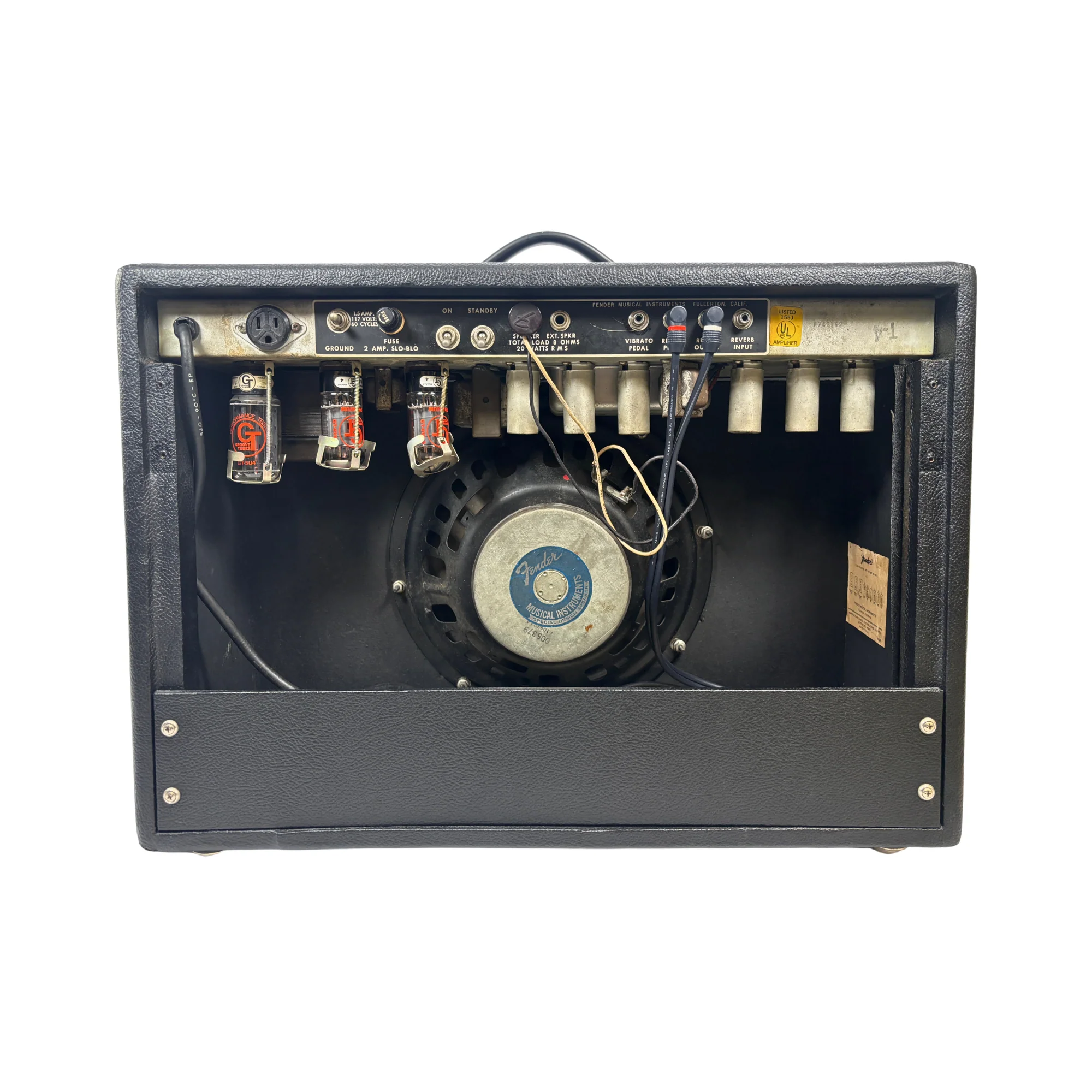 Fender Deluxe Reverb 1977 (Blackface Mod) - Image 5