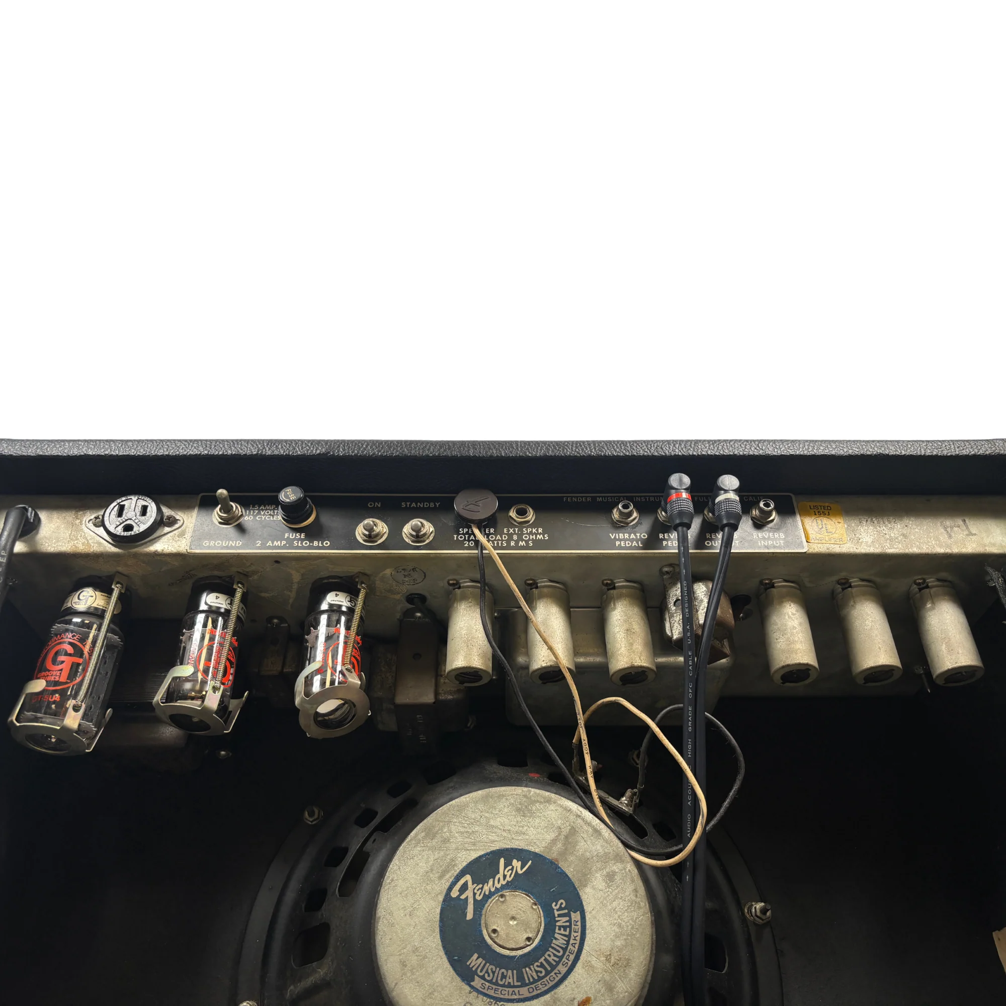 Fender Deluxe Reverb 1977 (Blackface Mod) - Image 7