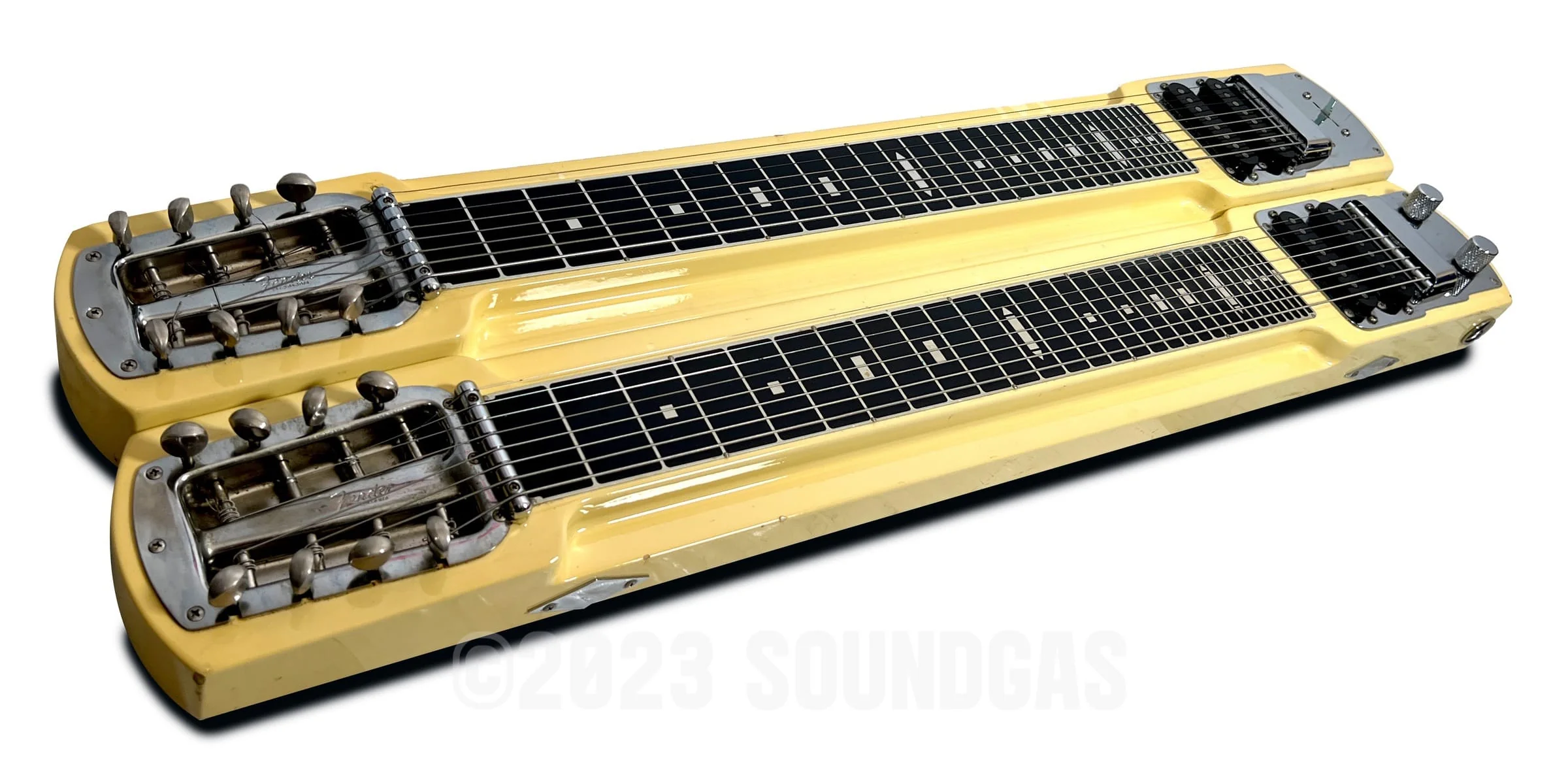Fender Japan Stringmaster SM-2 Dual 8 Double Neck Console Lap Steel - Image 5