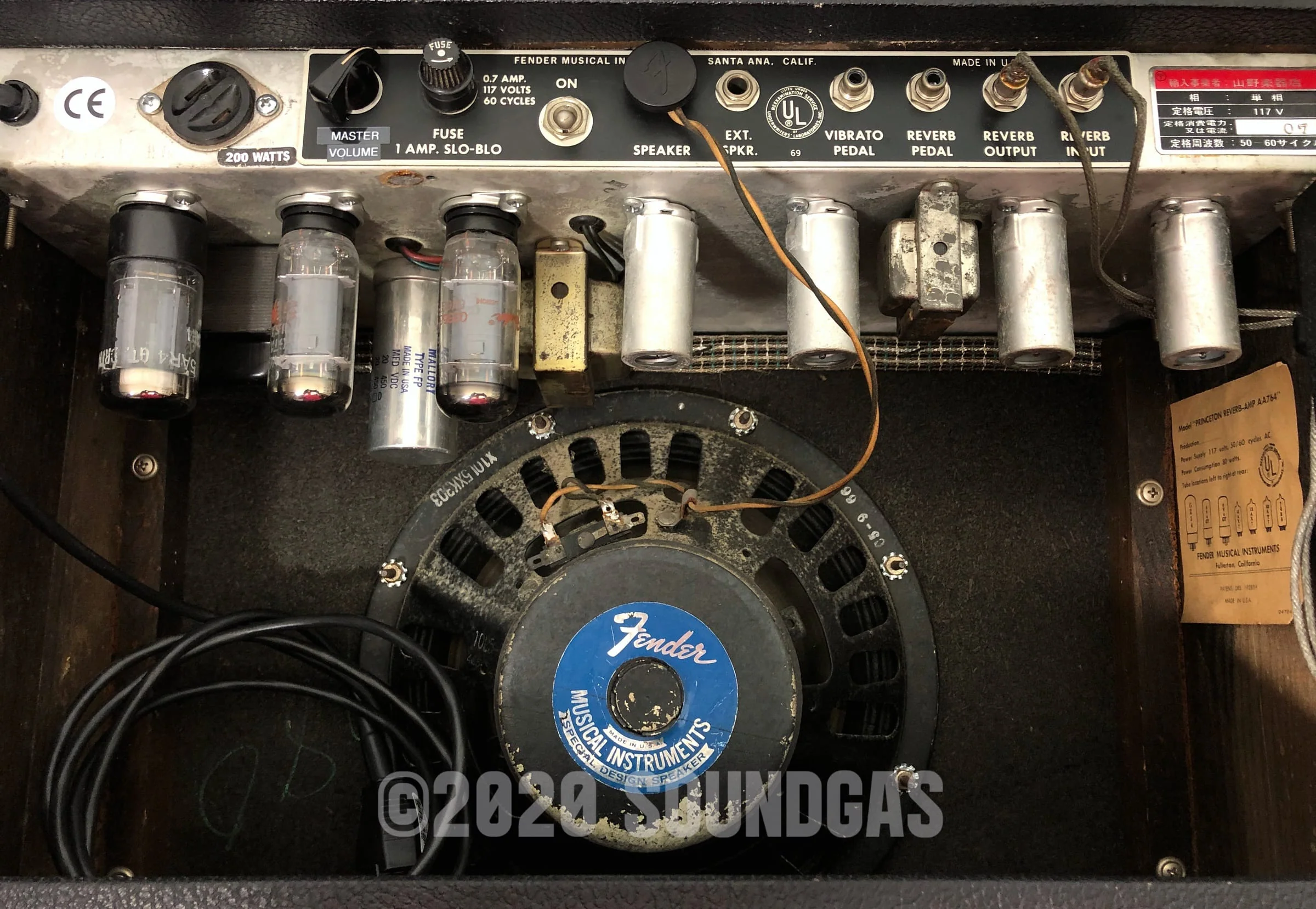 1968 Fender Princeton Reverb 'Drip Edge' - Image 7