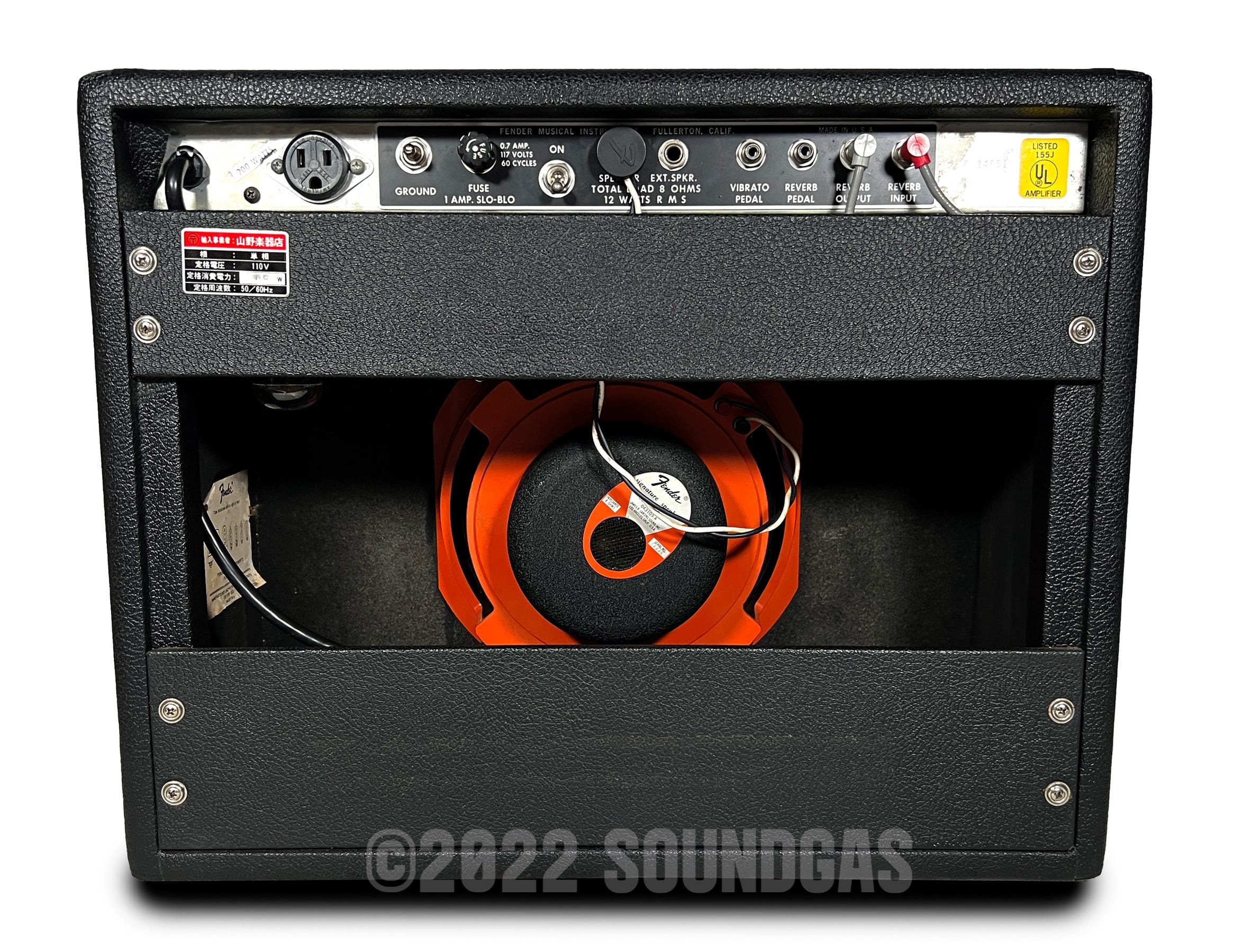 Fender Princeton Reverb (D110F JBL) 1975 - Image 6