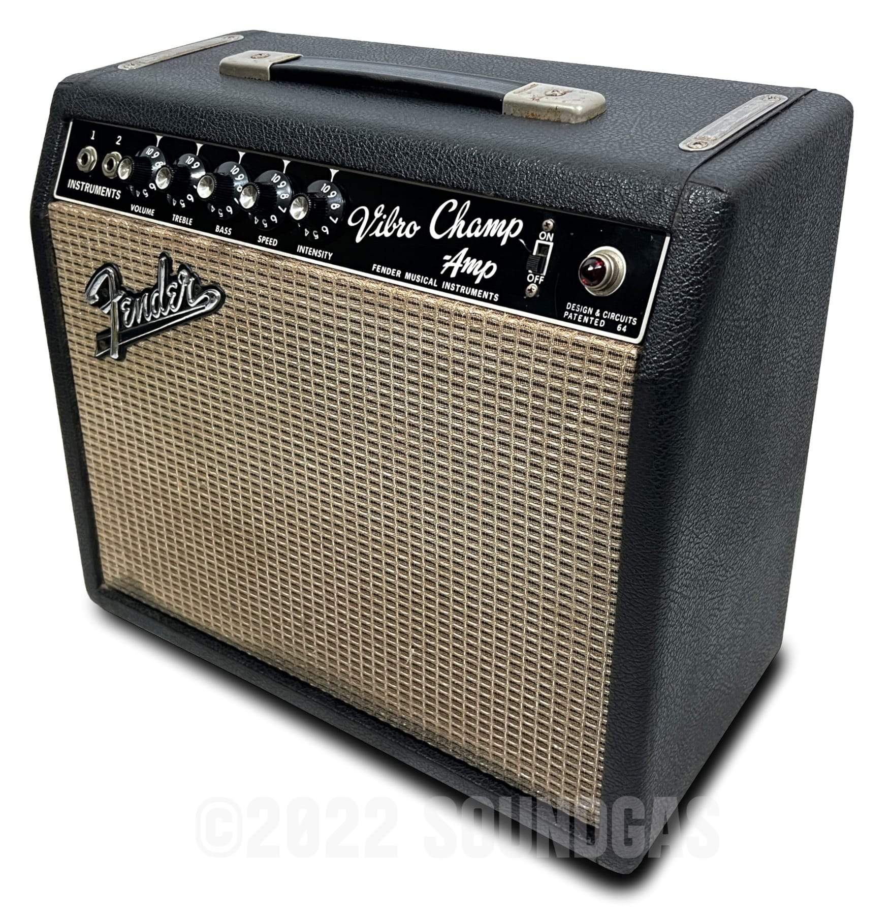 Fender Vibro Champ - 1965 Black Panel - Image 3