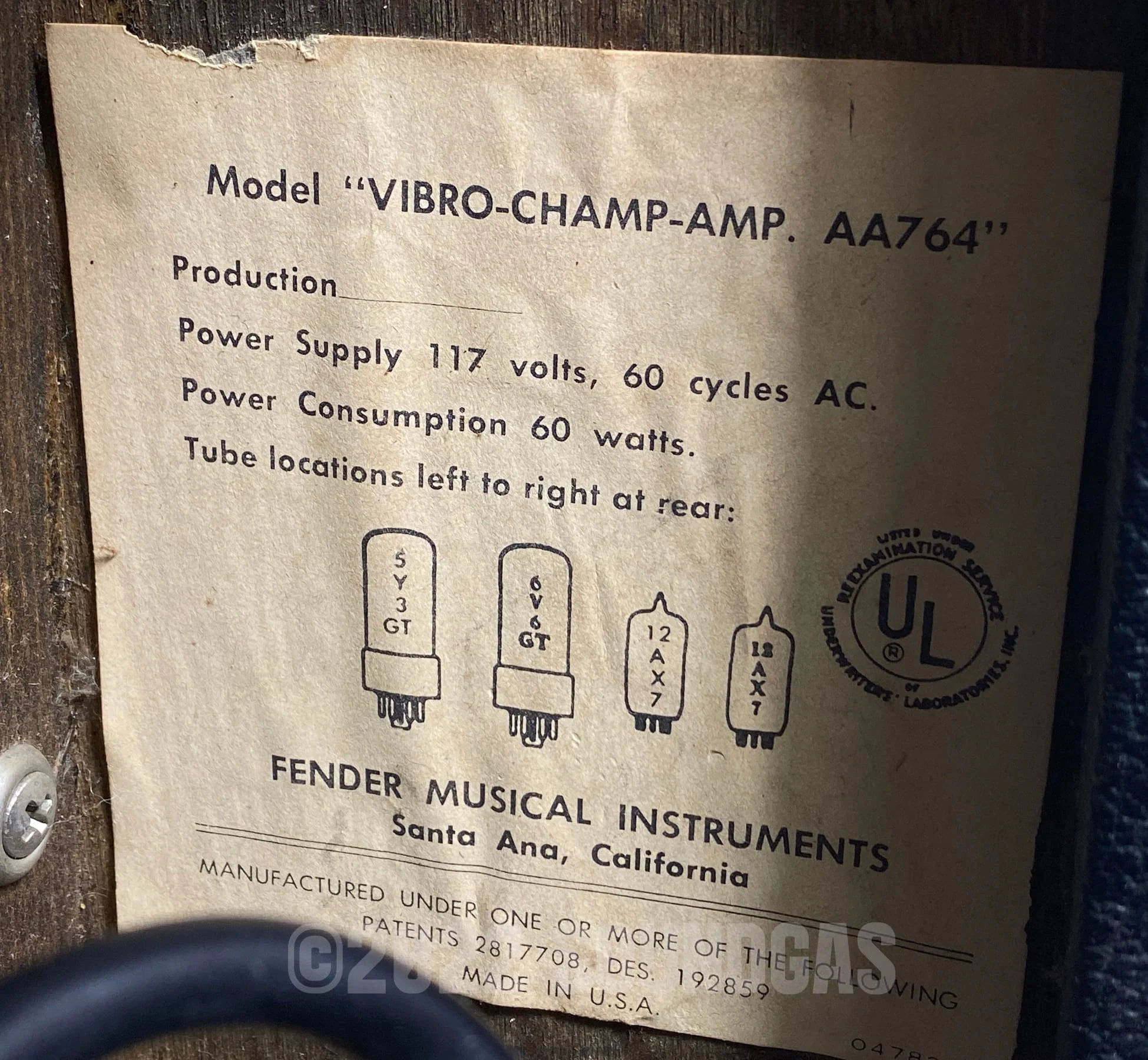Fender Vibro Champ - 1968 Drip Edge - Image 8
