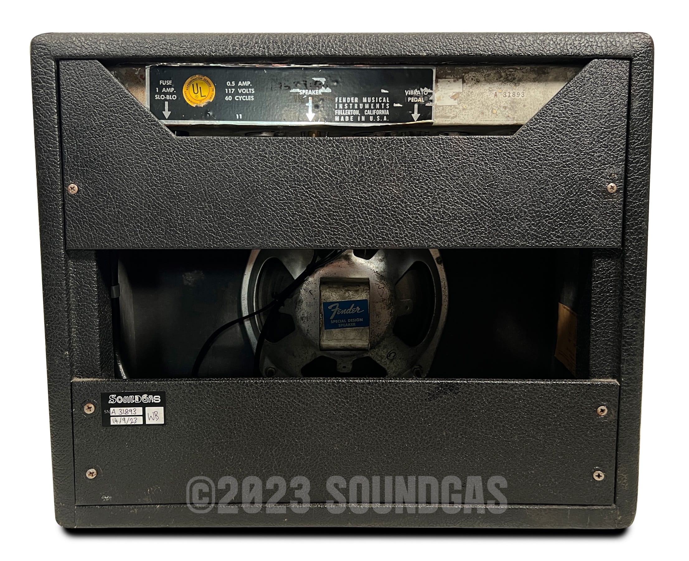 Fender Vibro Champ 1971 Silverface - Image 4