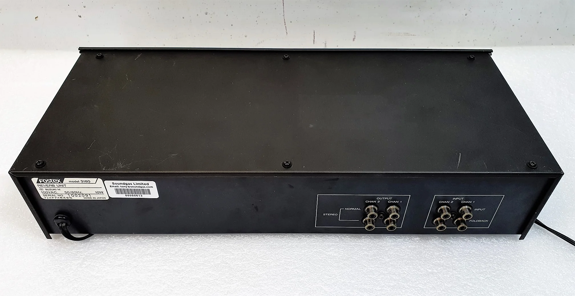 Fostex Model 3180 2-Channel Reverb - Image 3