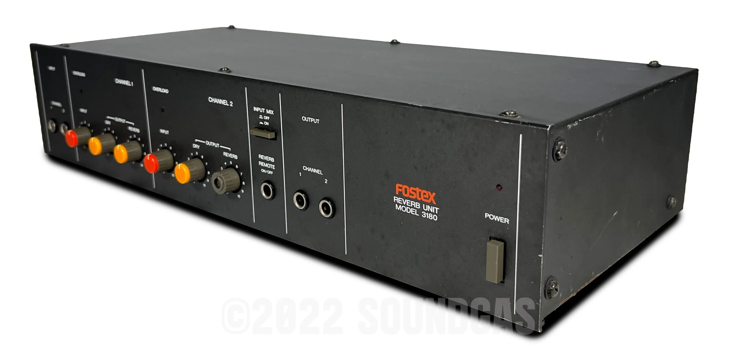 Fostex Model 3180 2-Channel Reverb - Image 3