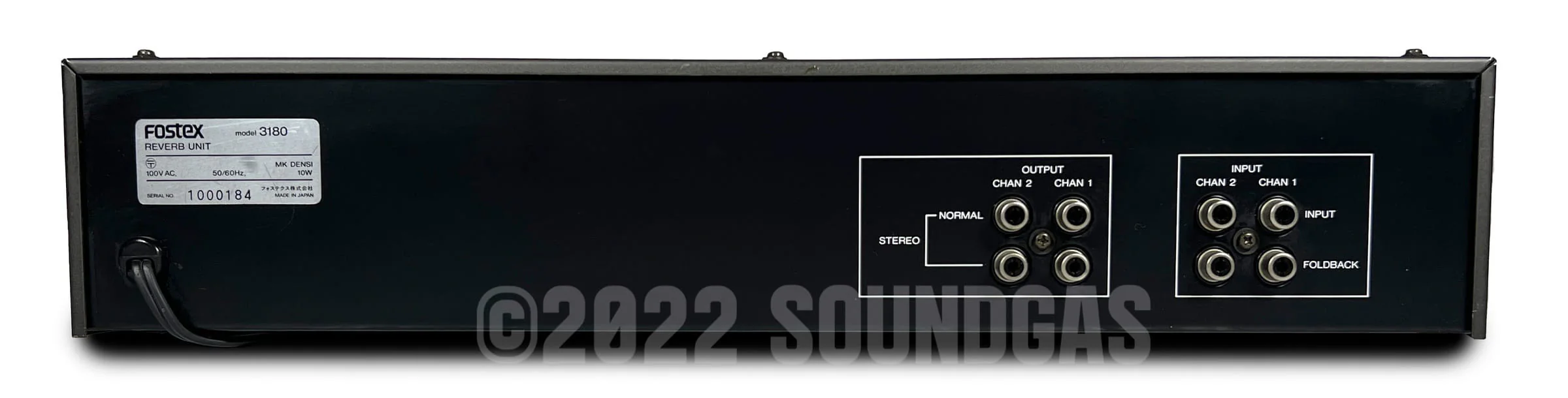 Fostex Model 3180 2-Channel Reverb - Image 5