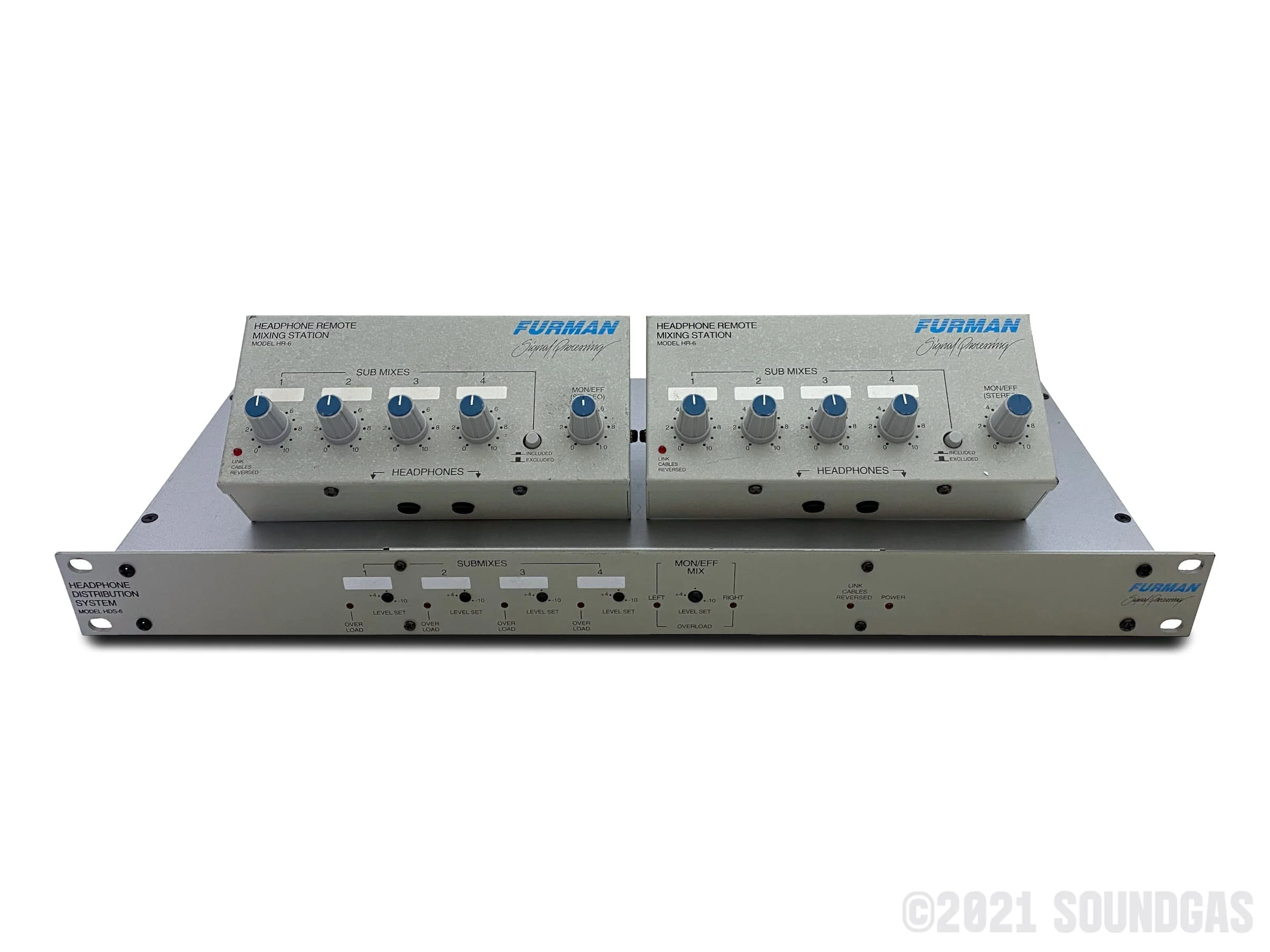 Furman HDS-6 & 2x HR-6 - Headphone Distribution System