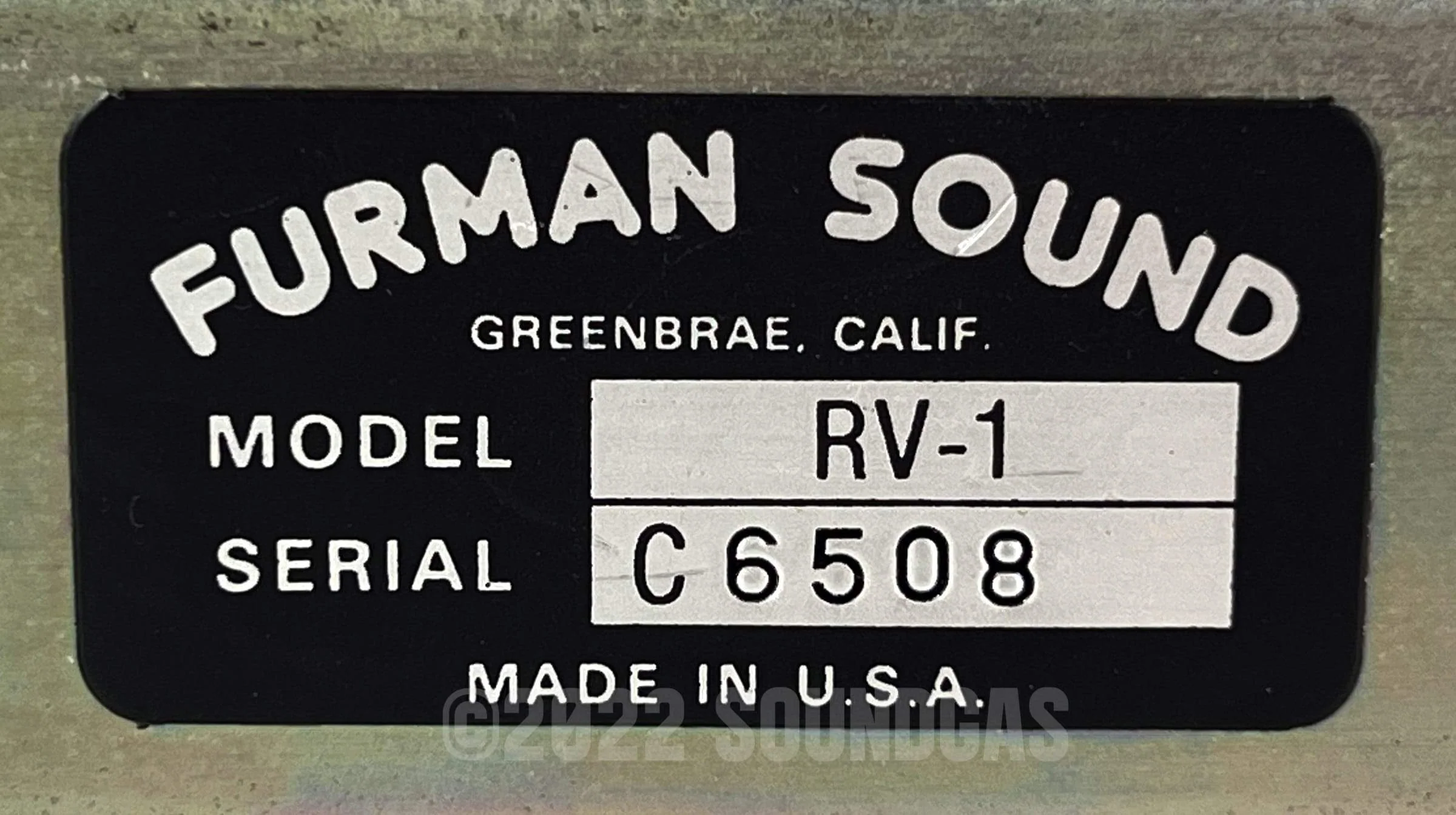 Furman Sound RV-1 Spring Reverb with Limiter - Image 6