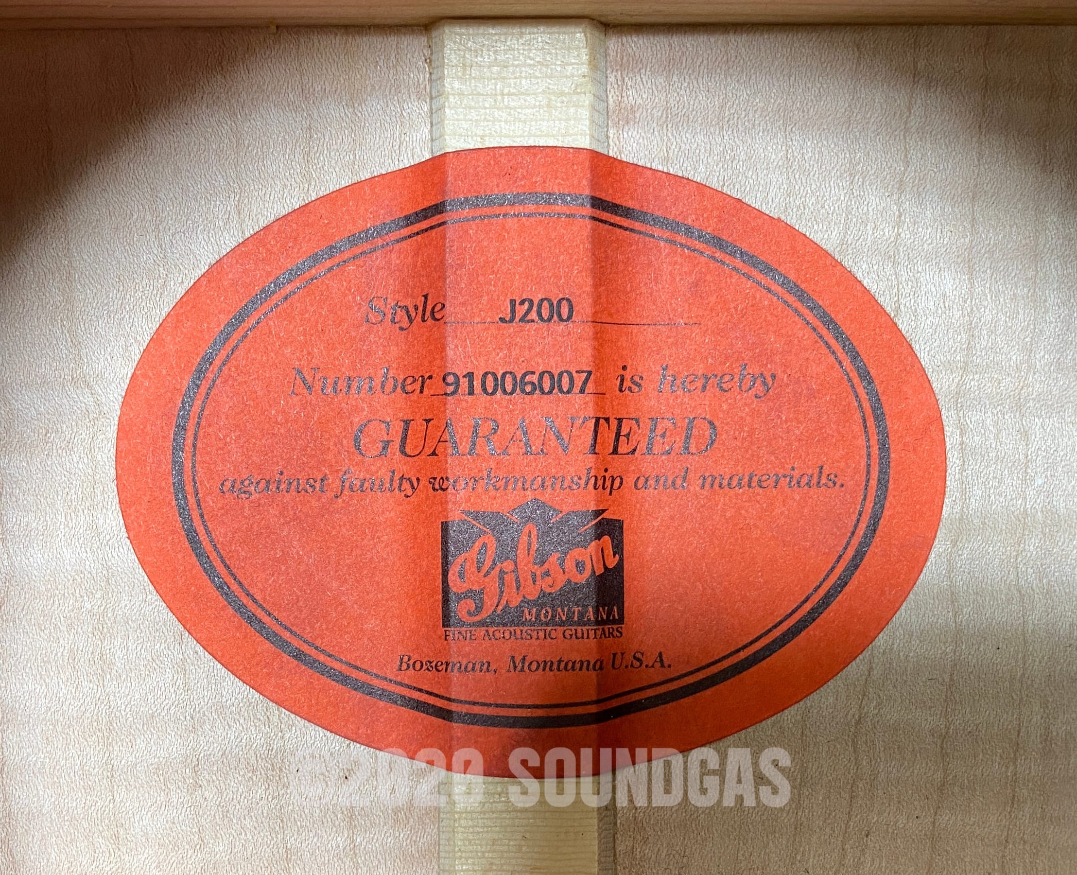 Gibson Montana J200 - 1996, Near Mint - Image 10