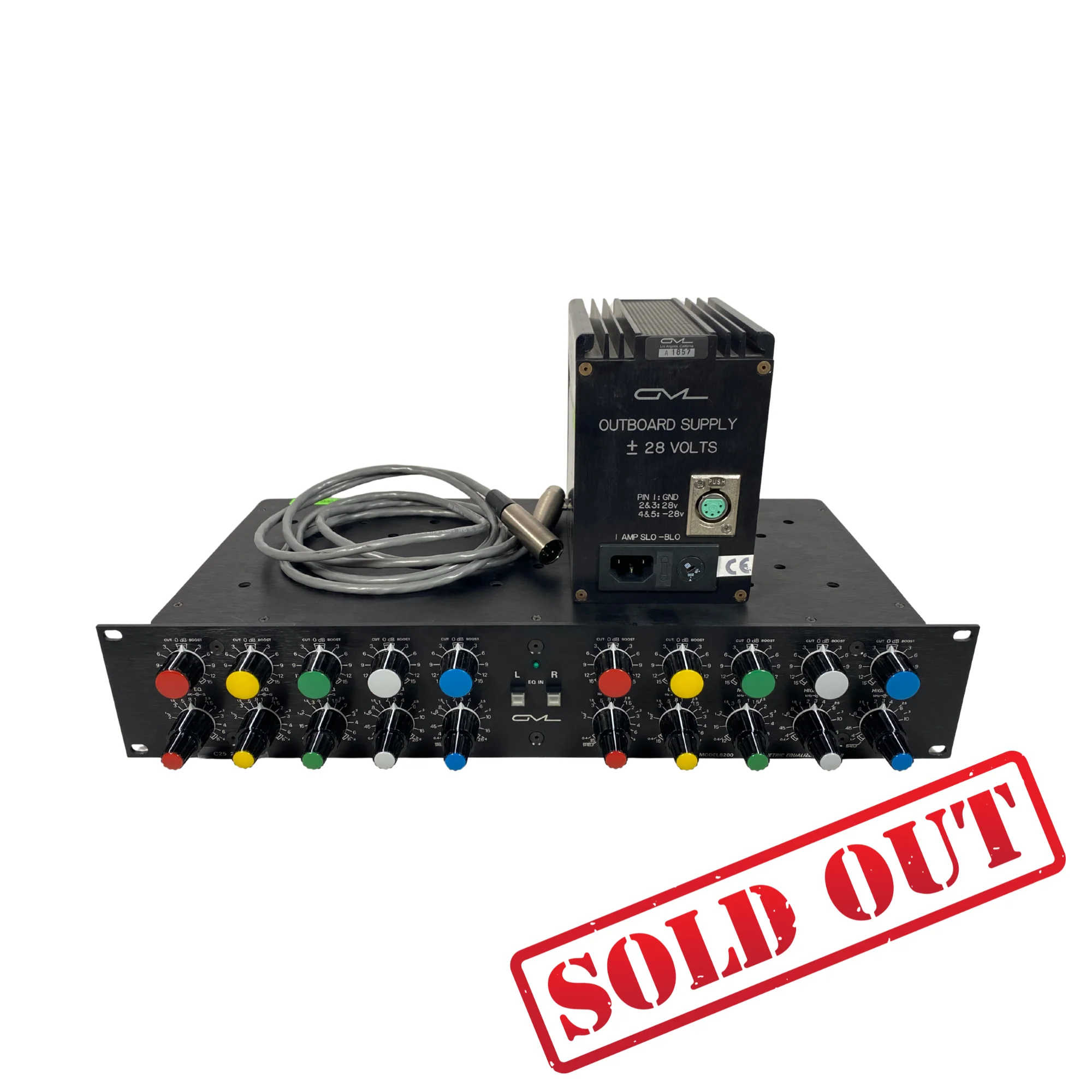 GML 8200 Stereo Parametric EQ - SN E2868