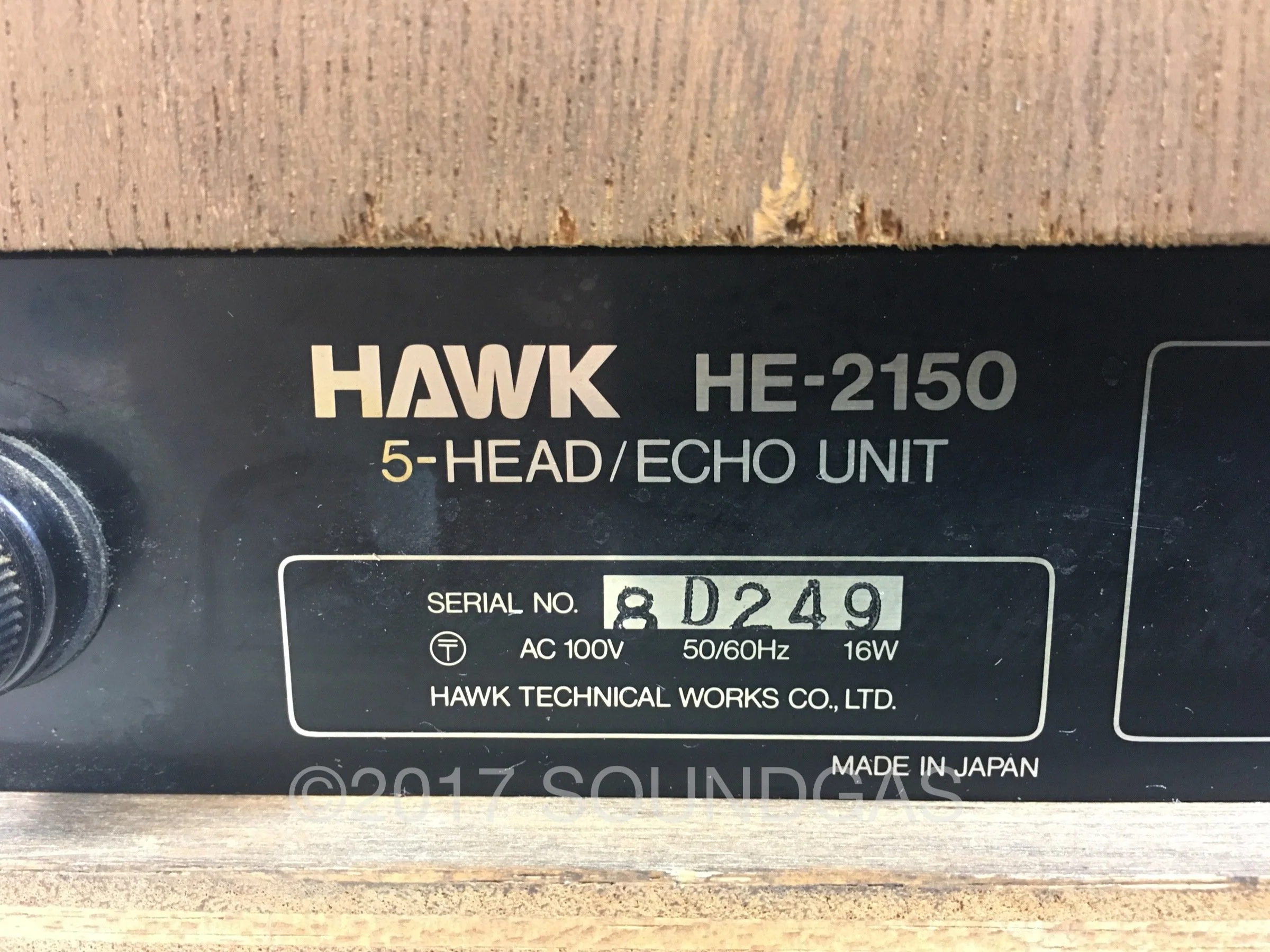 Hawk HE-2150 5-Head Echo Unit - Image 7